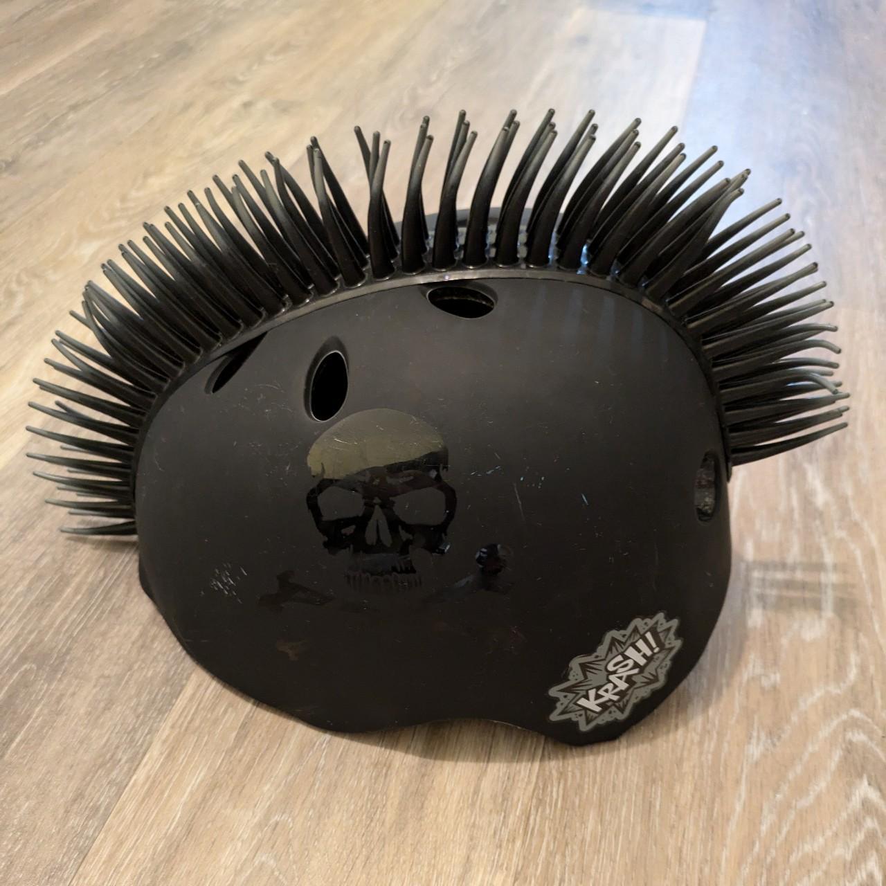 MOTORCYCLE BIKE HELMET KRASH JOLLY ROGER MOHAWK