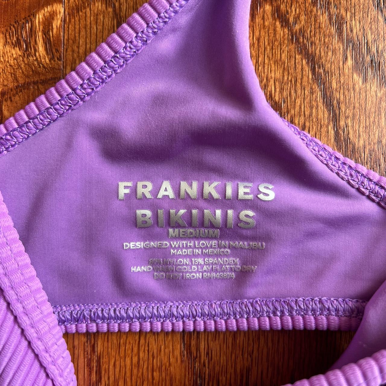 Frankies Bikinis Womens Purple Swimsuit One Piece Depop