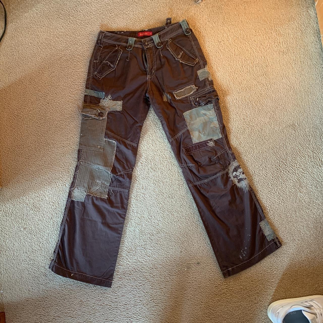 River Island Men's Brown and Khaki Jeans
