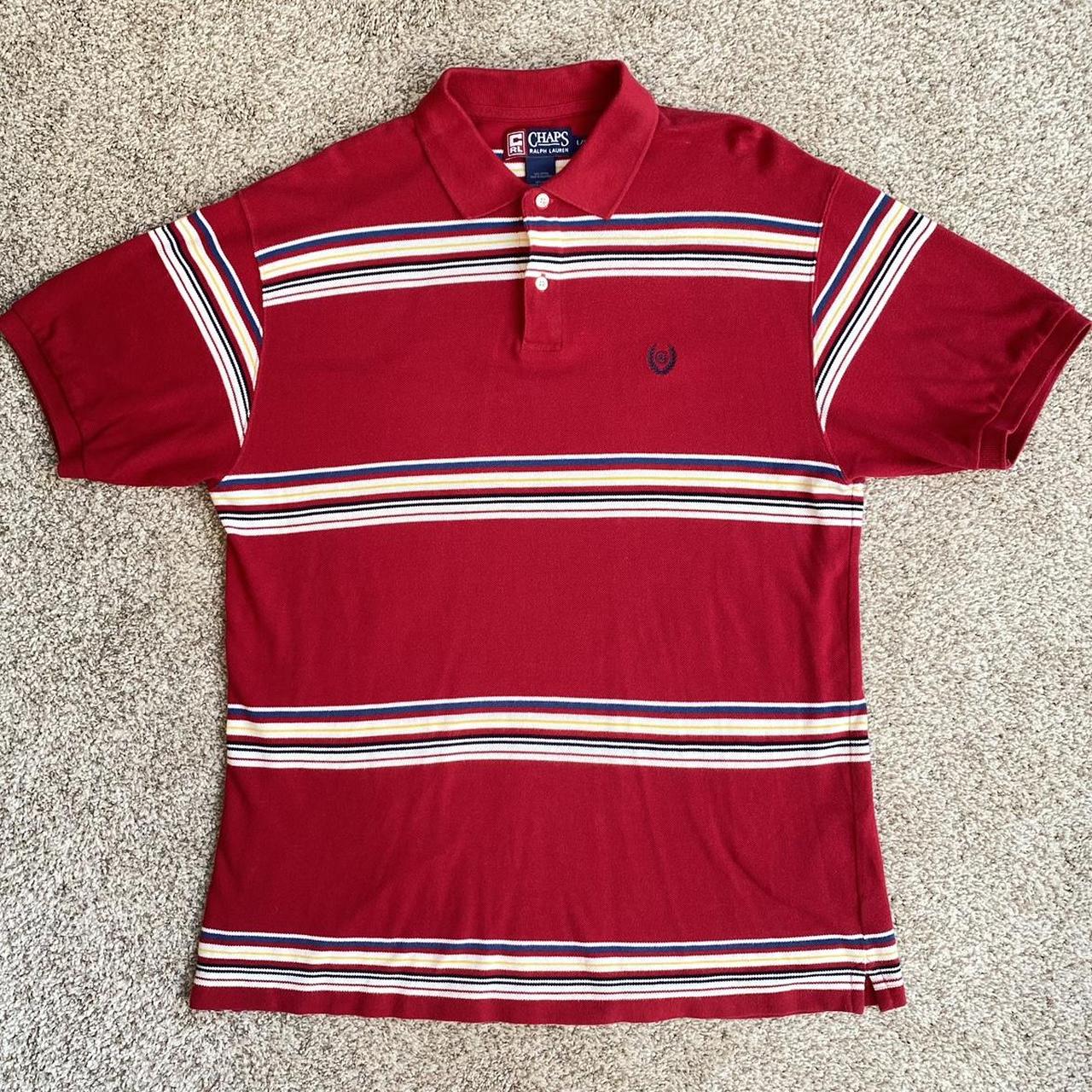 Ralph Lauren Men S Red Polo Shirts Depop