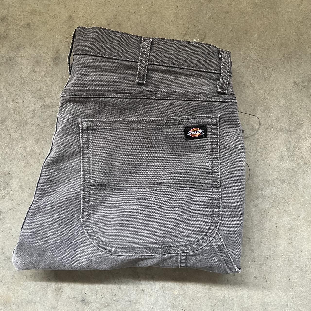 Grey Dickies Carpenter Shorts Nice wear and fit... - Depop