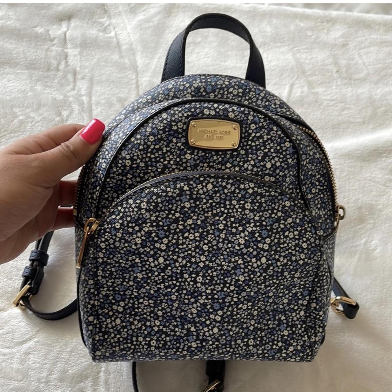 Michael kors mini on sale backpack white