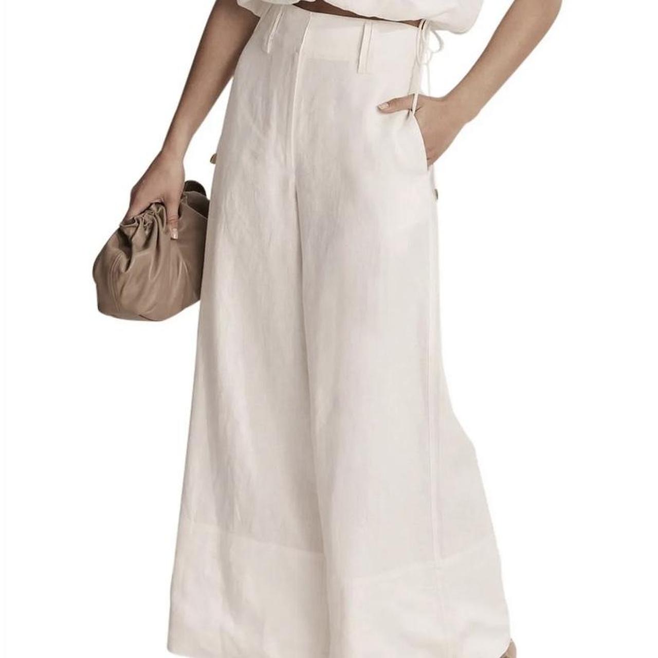 COUNTRY ROAD 100 Organic French linen. Wide leg... Depop