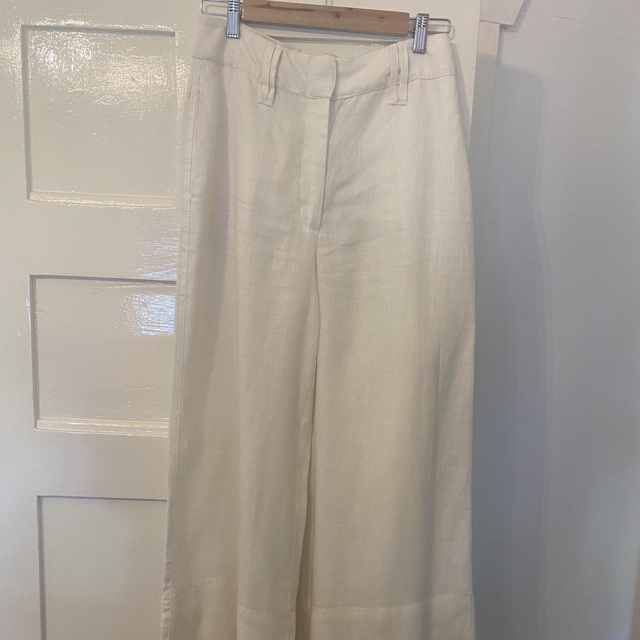 COUNTRY ROAD 100% Organic French linen. Wide leg... - Depop