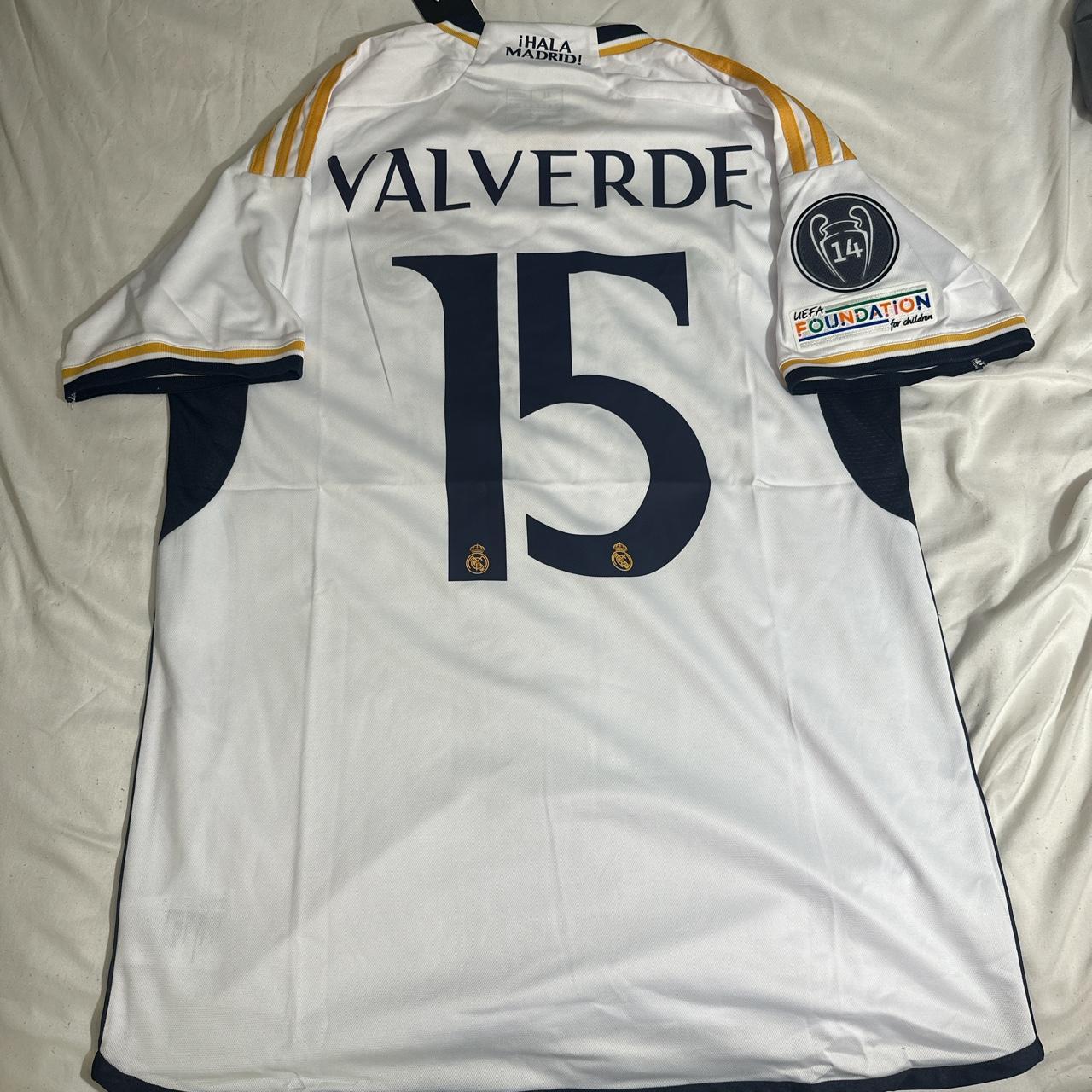 23/24 Real Madrid VALVERDE home jersey. Best Madrid... - Depop