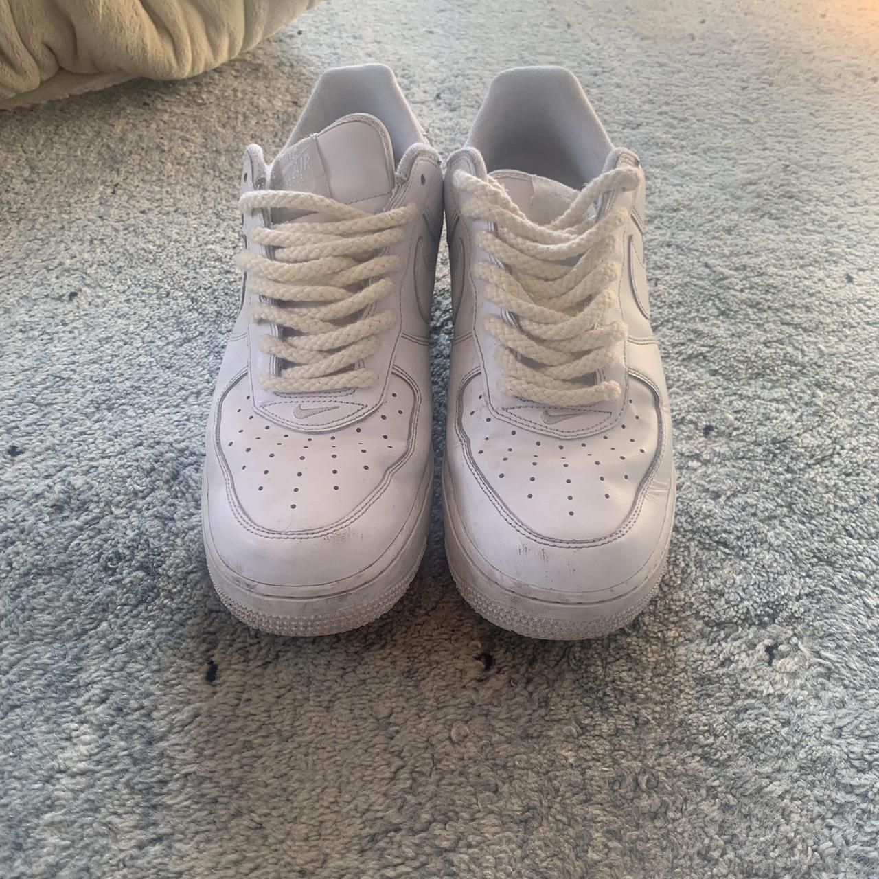 Supreme AF1 Good condition Size 12 Rope laces - Depop