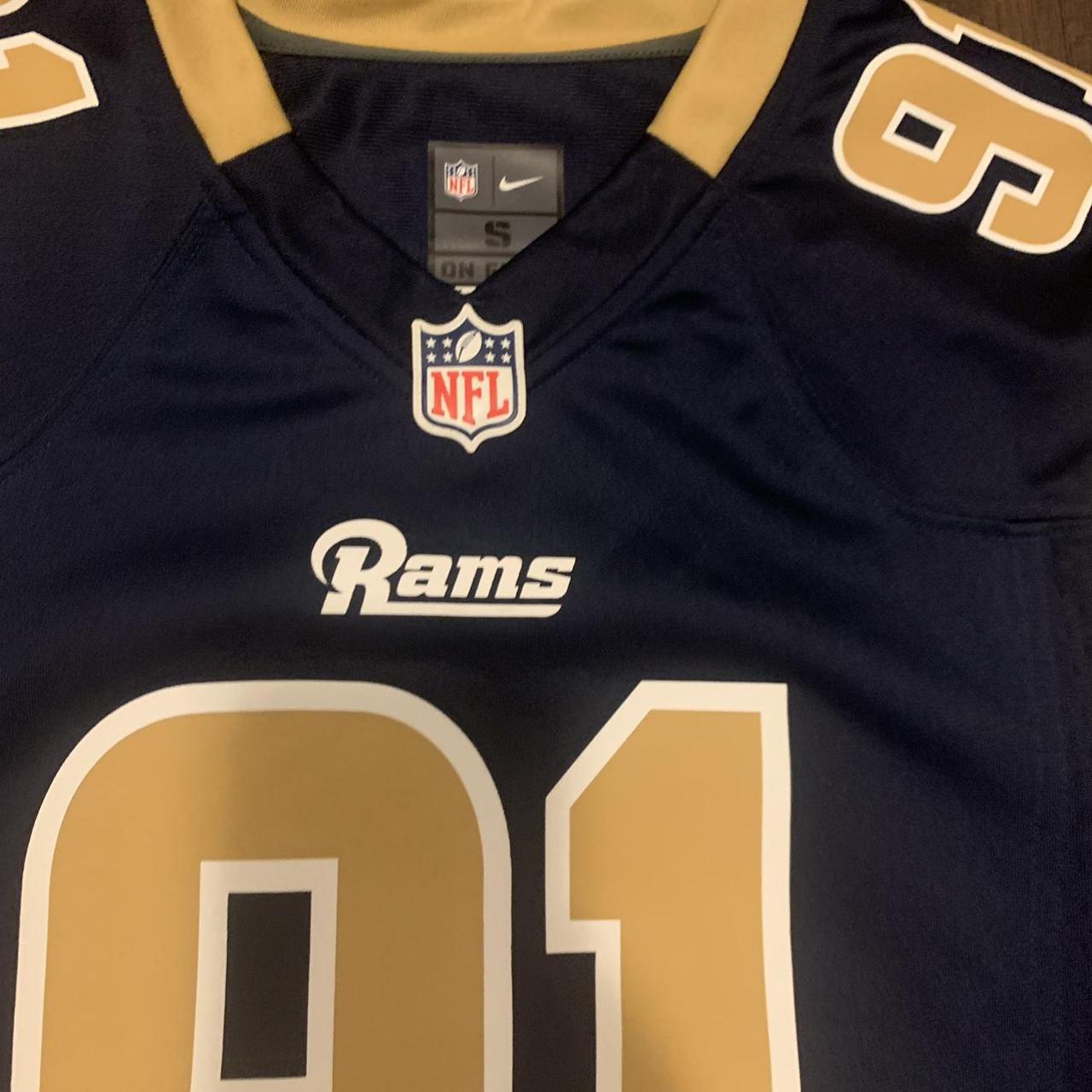 NIKE St Louis RAMS On-Field jersey size small - Depop