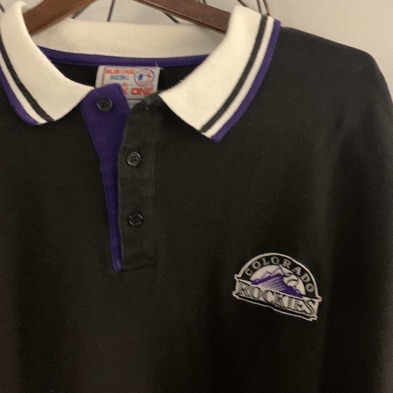 Colorado Rockies Polo Shirt Large $25 + Depop - Depop