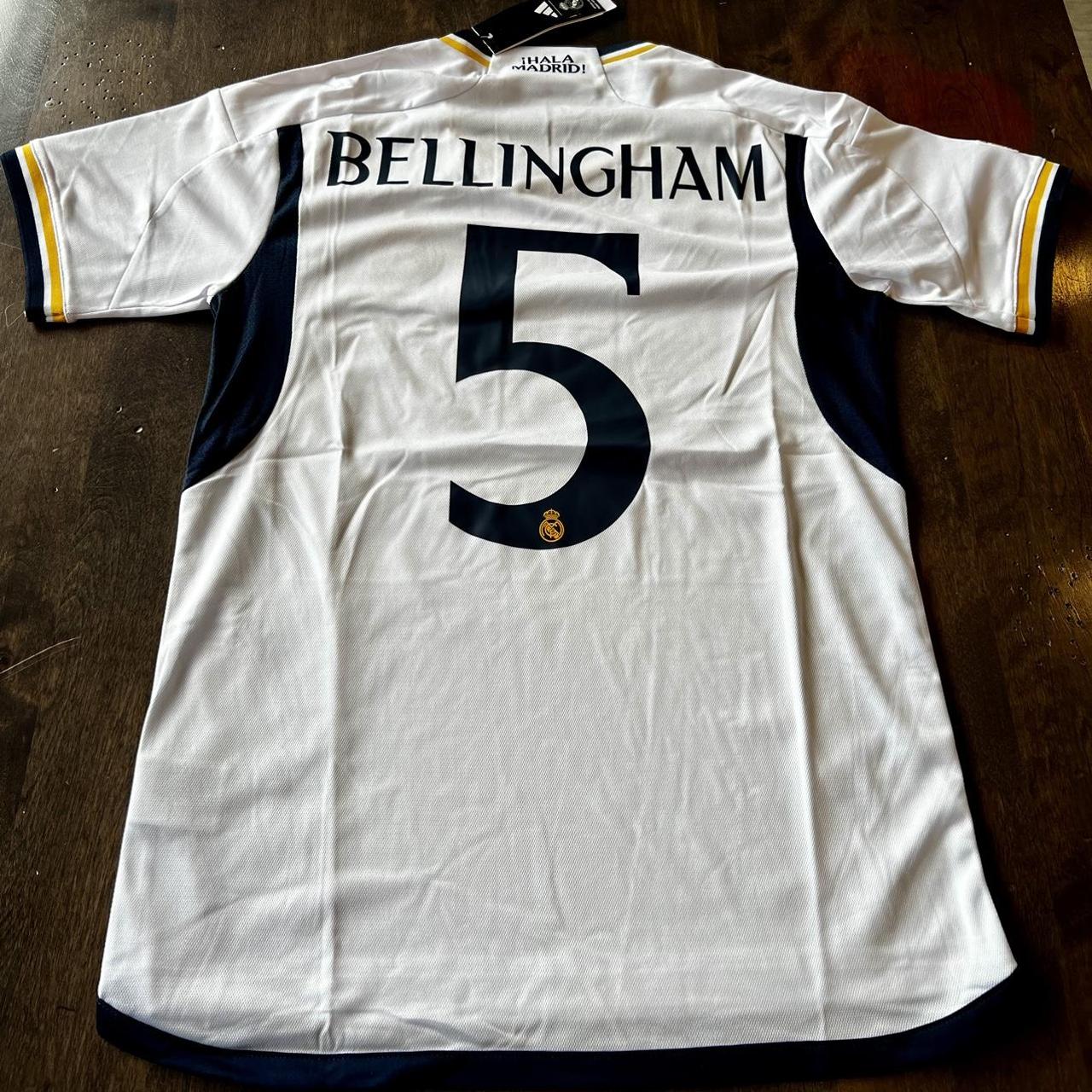 Real Madrid Jude Bellingham #5 23/24 Home Jersey... - Depop