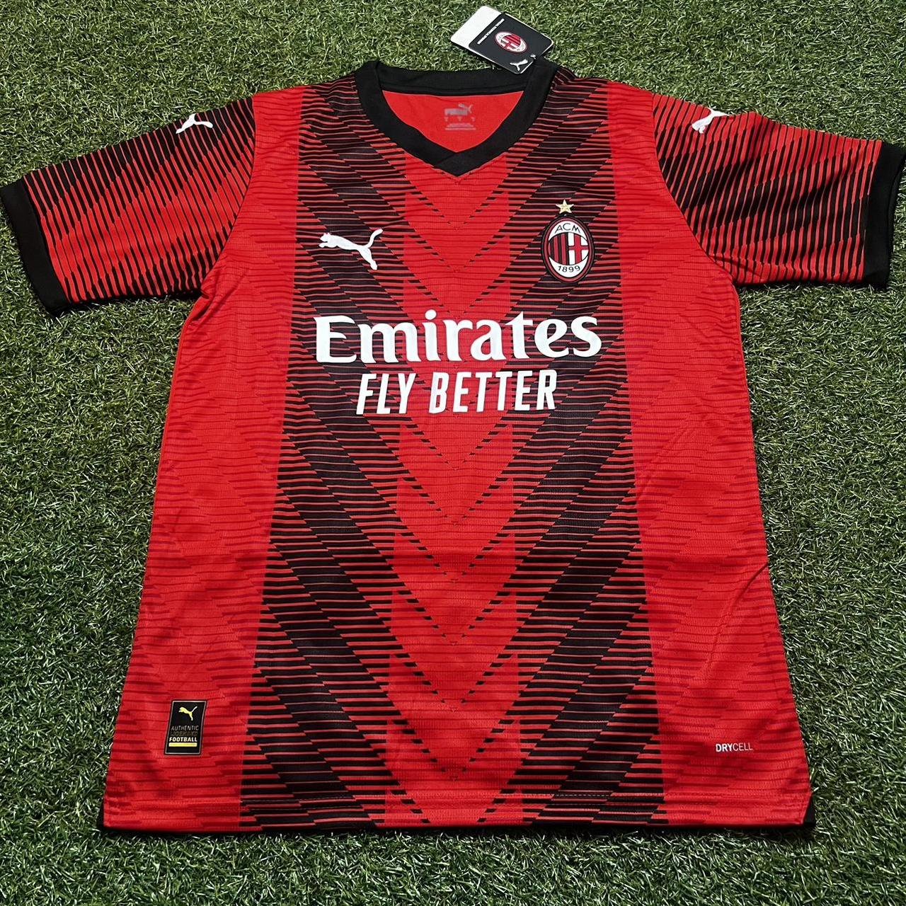 AC Milan 23/24 Home Jersey Pulisic #11 - Men's... - Depop