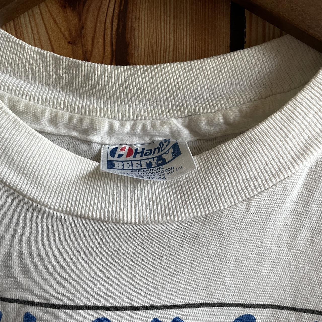 Hanes Women's White T-shirt | Depop