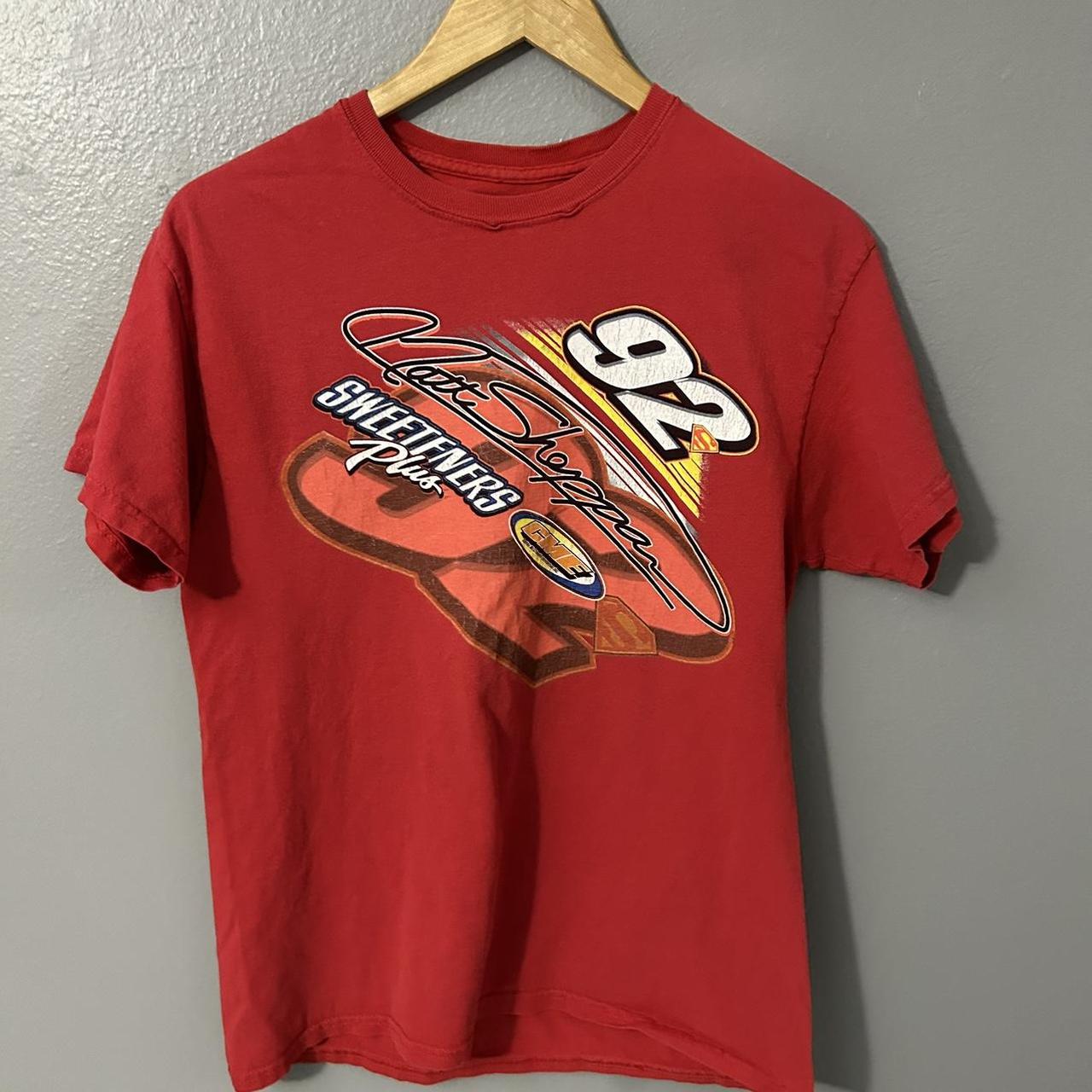 race car graphic tee •12 •M •No Flaws •SEND... Depop