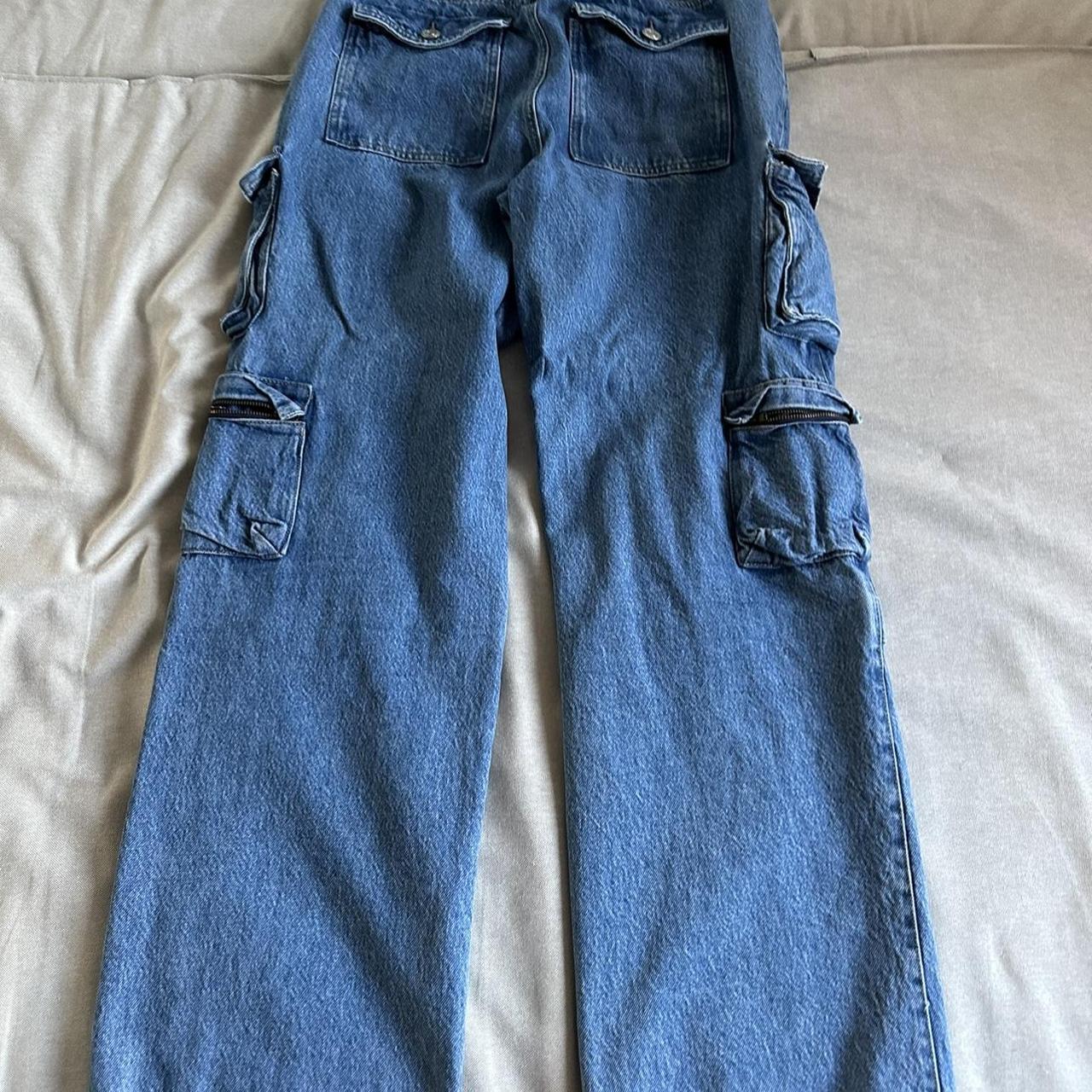 Cute garage cargo jeans ,barely worn ⭐️ Depop