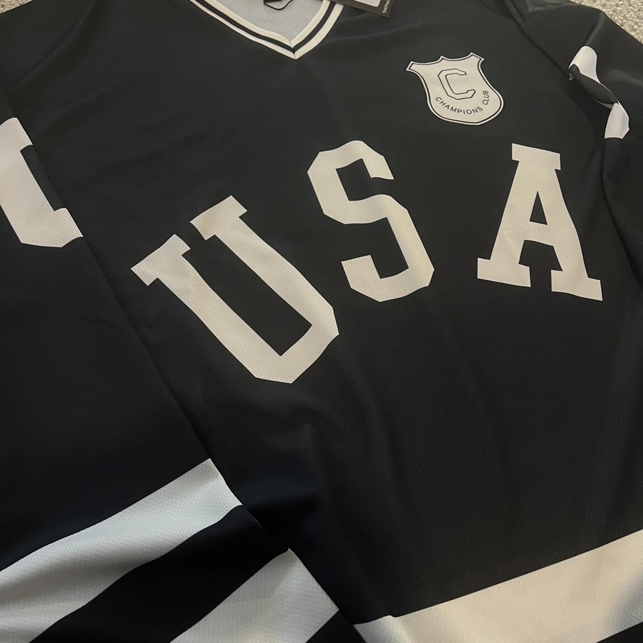 Tall Oversized Varsity USA Hockey Jersey