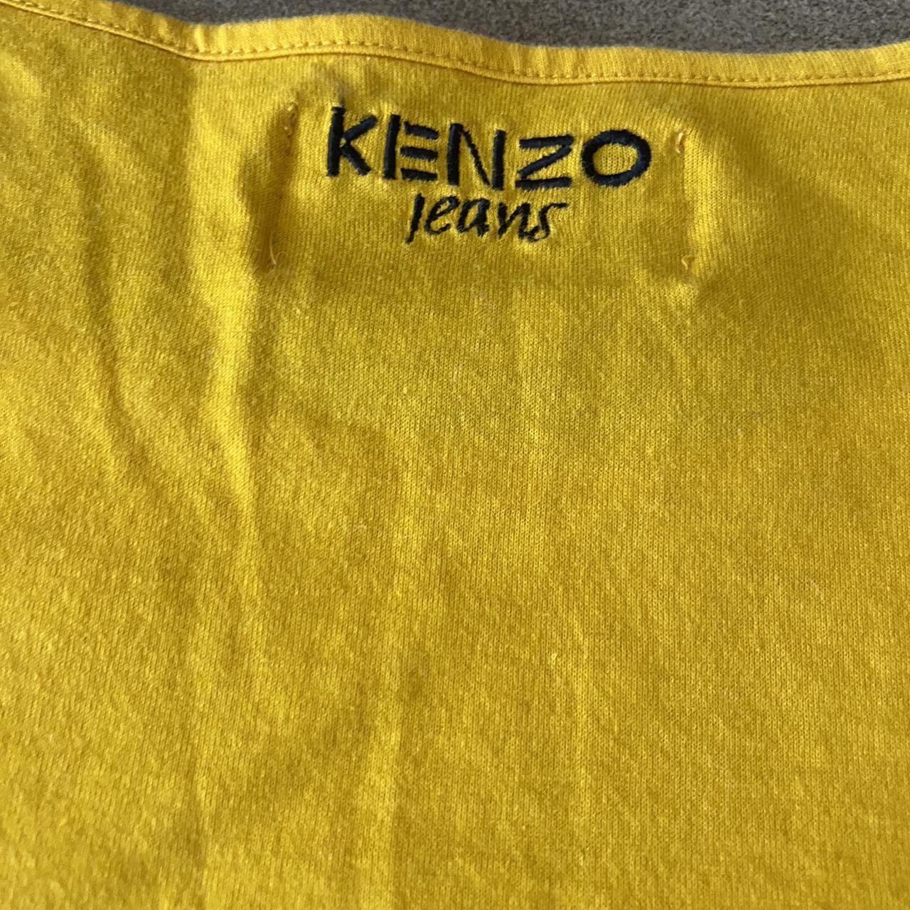 Vintage 90s Kenzo Jeans long sleeve Pit to pit... Depop