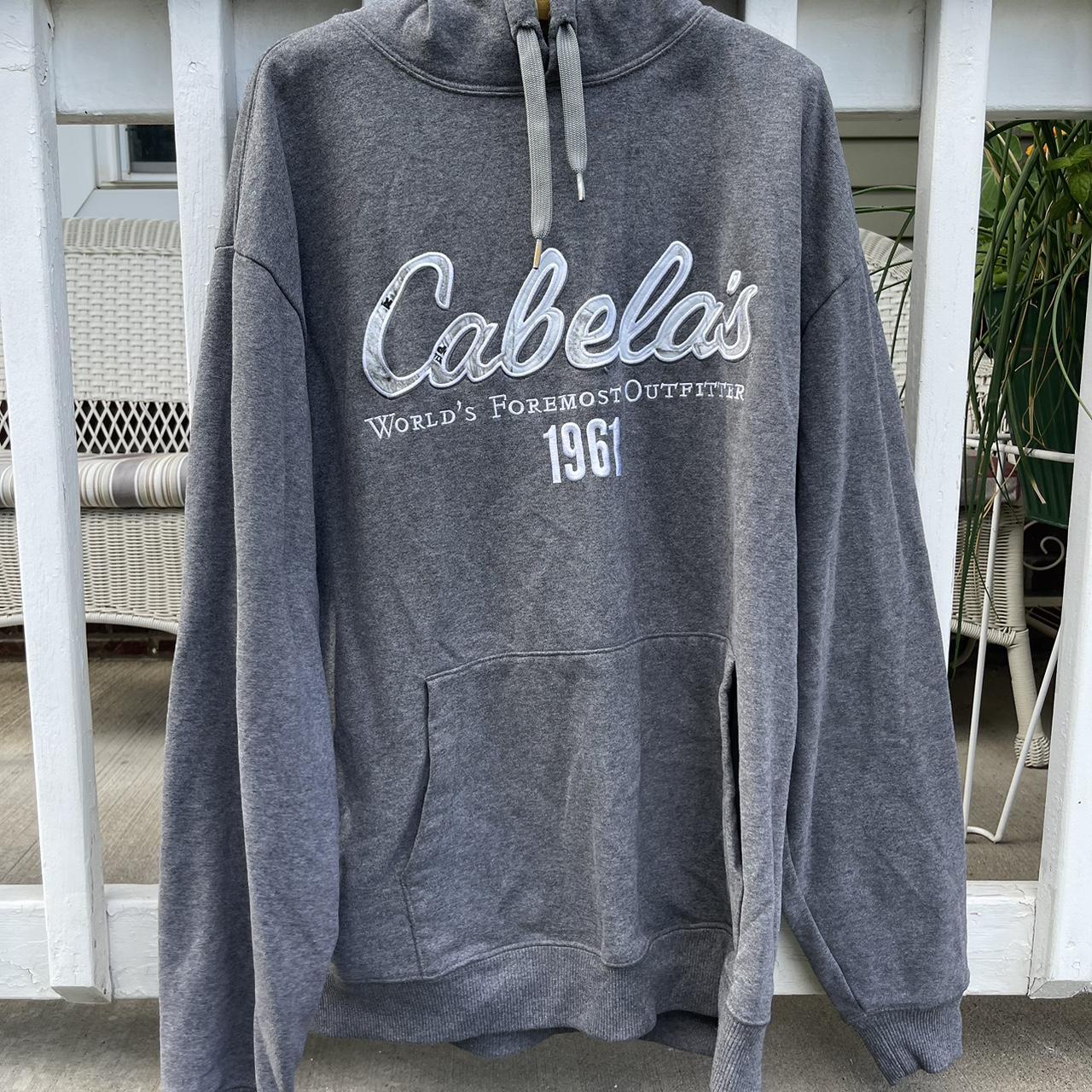 Cabela's Y2K Camo Sweatshirt size L Tall US Mens / | Depop