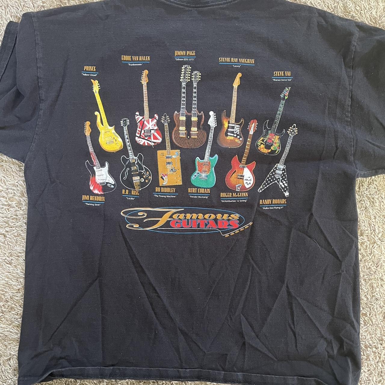 Famous Guitars Vintage T Shirt size L / Cut Delta Tag - Depop