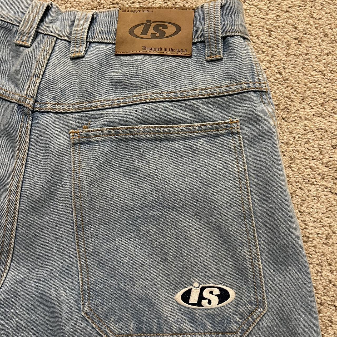 Interstate jeans. Super wide and baggy. Hemmed... - Depop