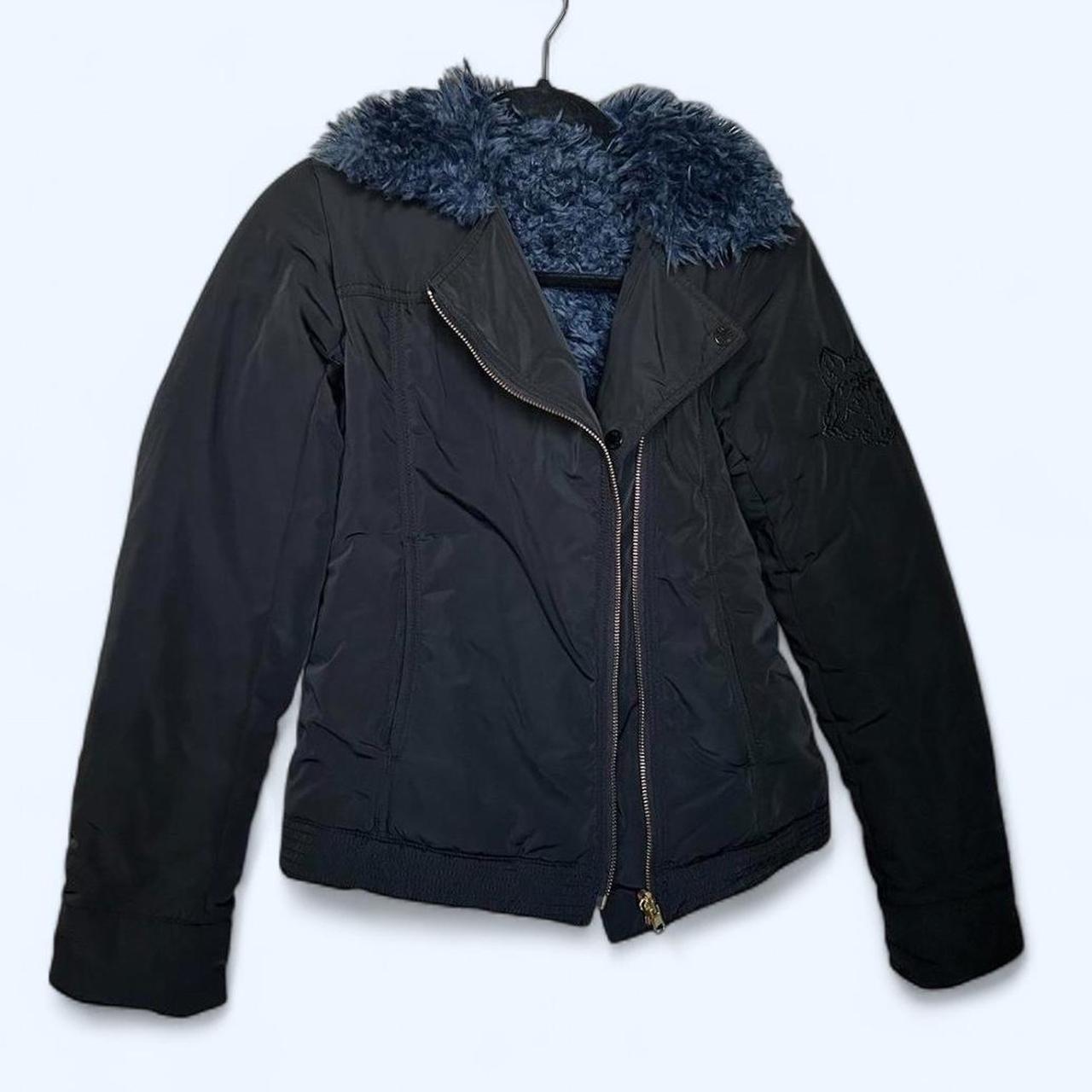 Zadig & Voltaire Women's Jacket - Black/Navy - S – zadig and voltaire black jacket with blue …