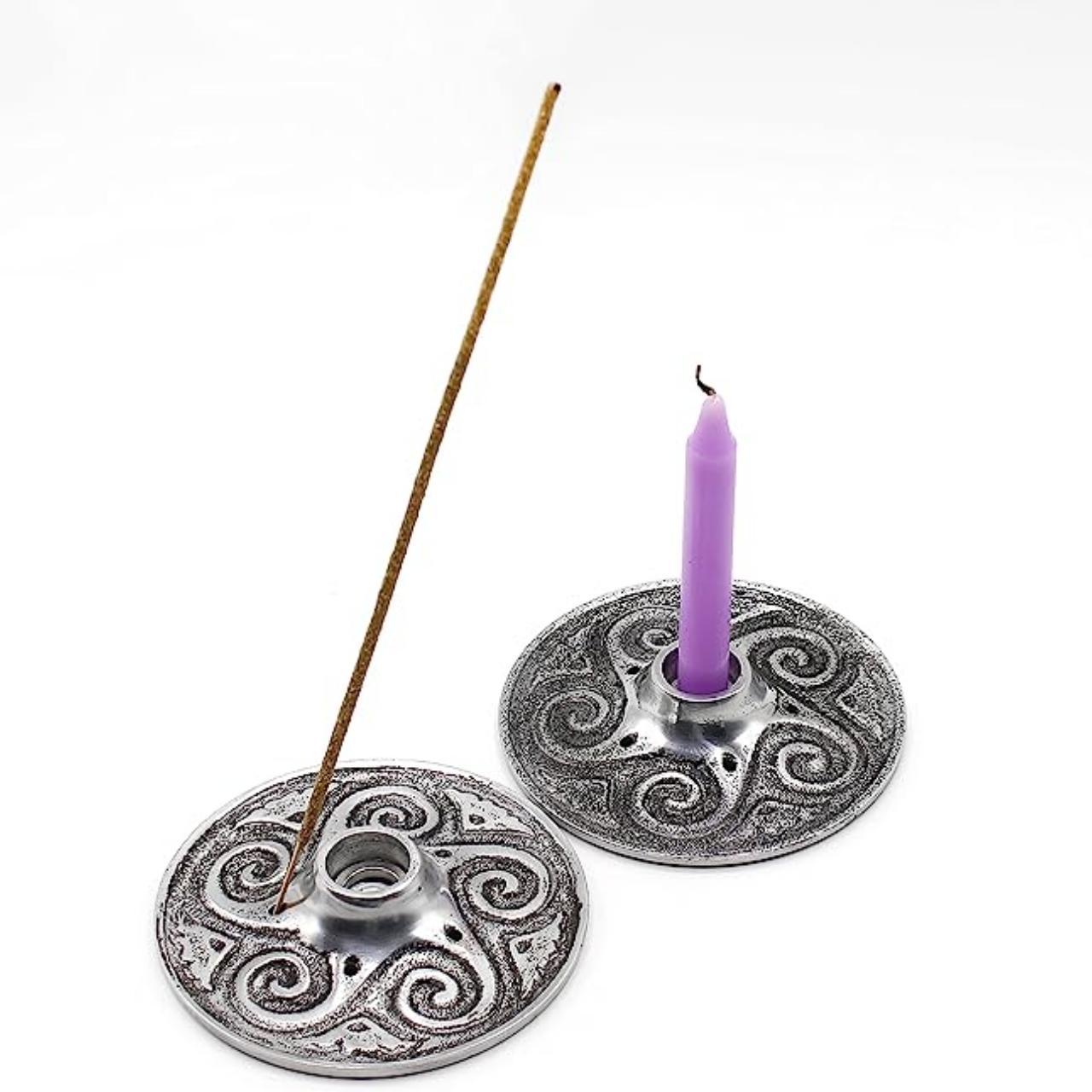 Chime Candlestick Holder and Incense Holder Set of 2... Depop
