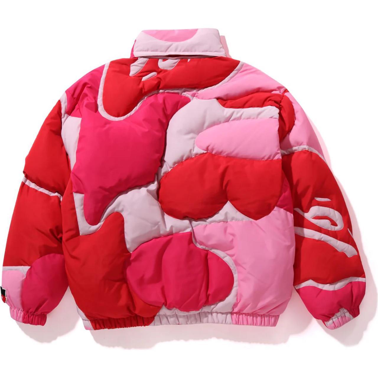 MEGA ABC CAMO DETACHABLE HOODIE PUFFER DOWN JACKET | Depop