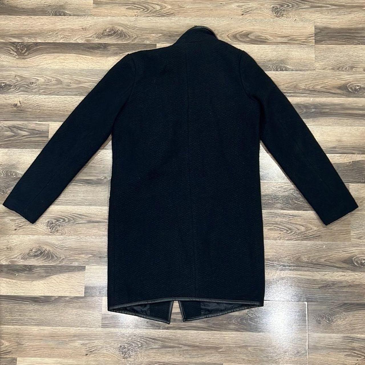 French connection tulip hem 2025 asymmetrical wool blend coat