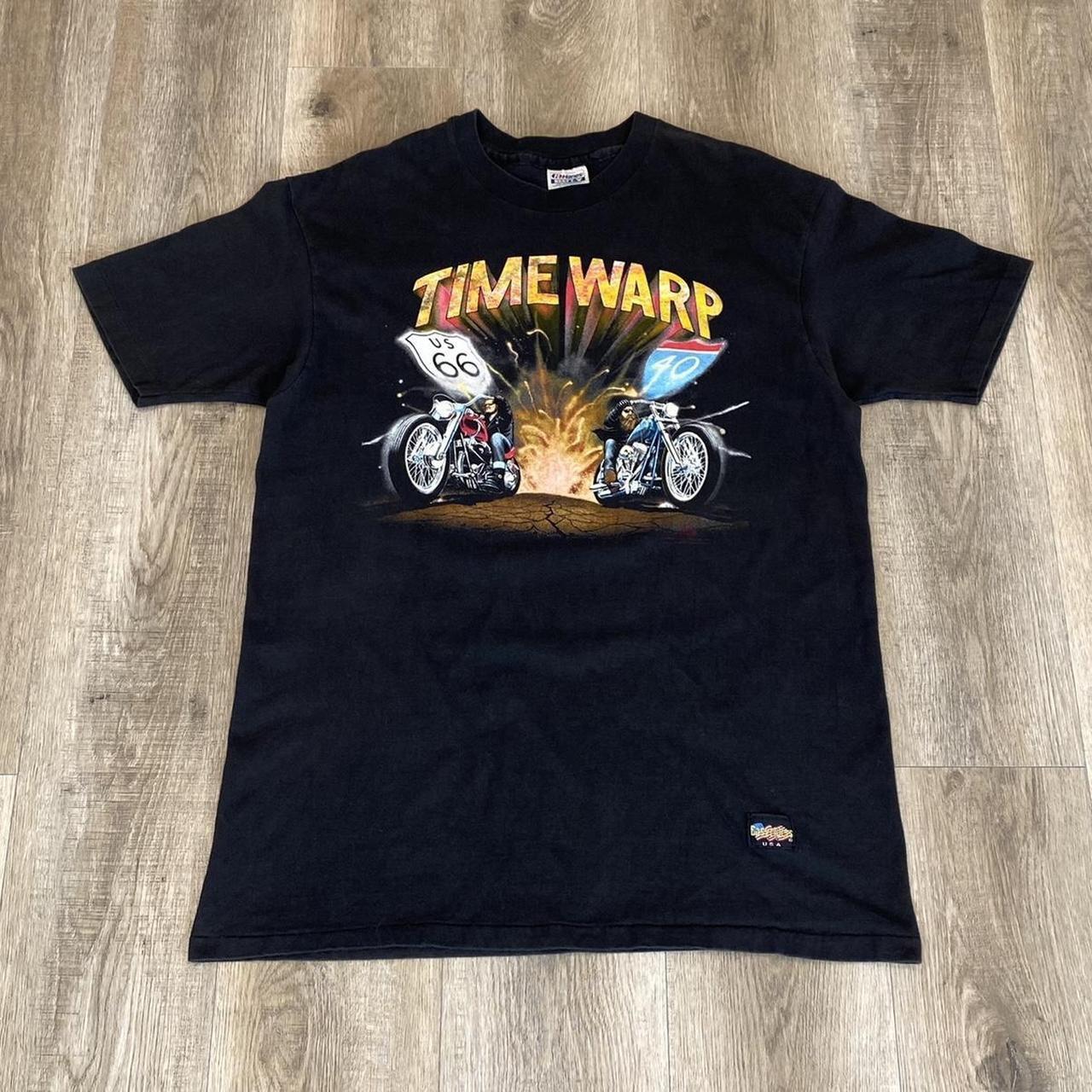 Vintage Motorcycle Shirt - EasyRiders 90's Time Warp - Depop