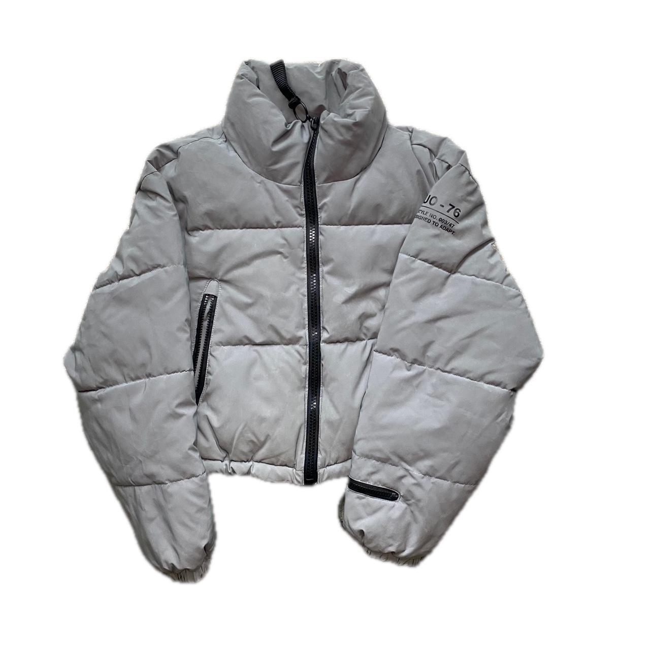 Urban Outfitters reflective cropped puffer Depop