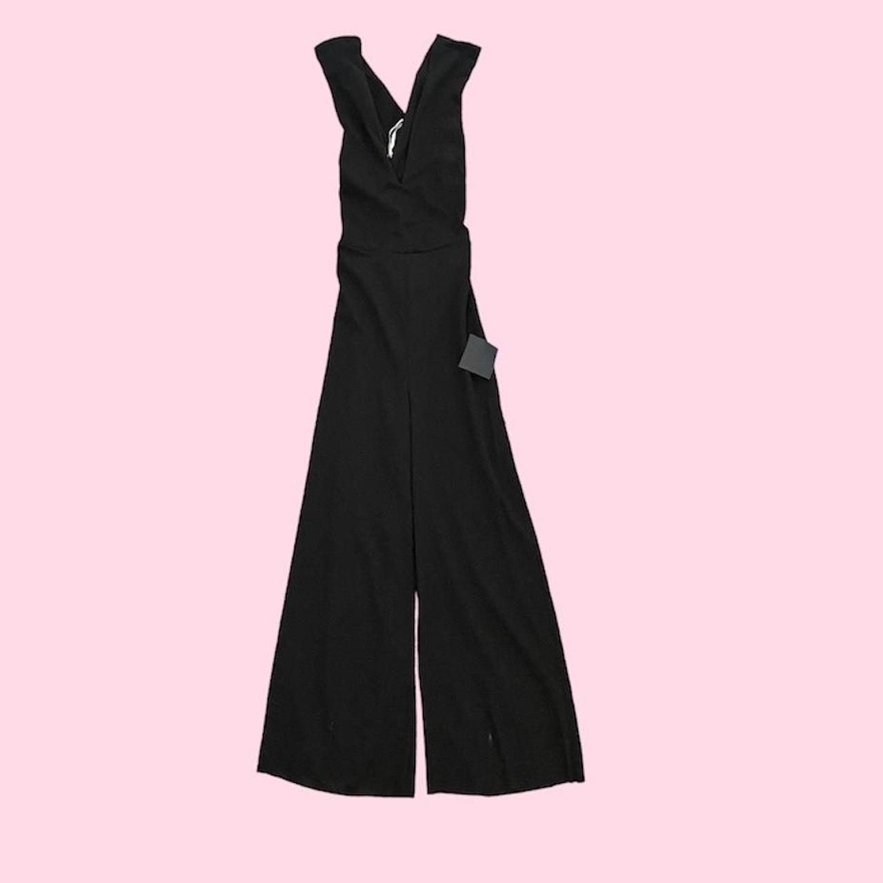 Thinking Out Loud Black Backless Jumpsuit