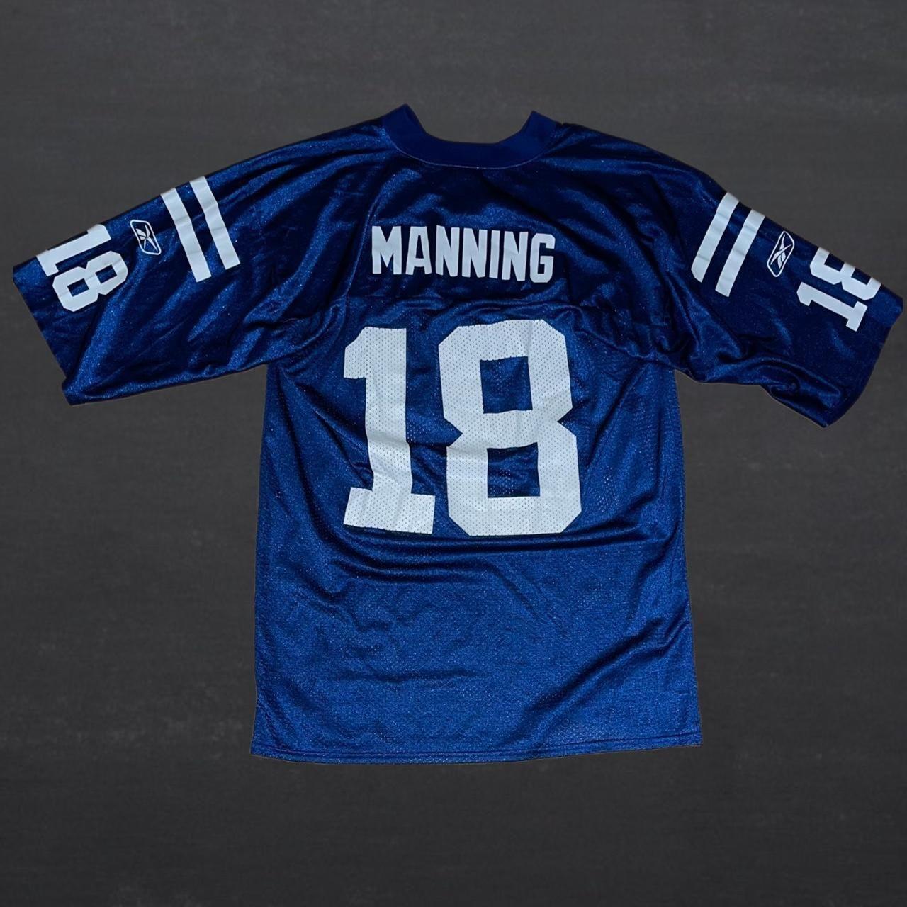 Vintage Reebok Peyton Manning Colts Jersey Size - Depop