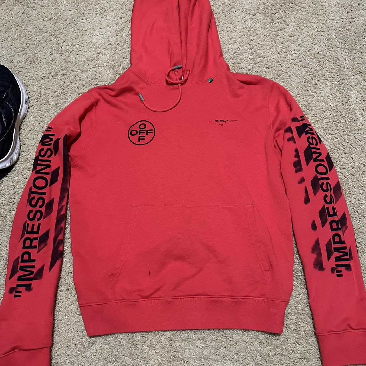 Off White Impressionism Hoodie size Large