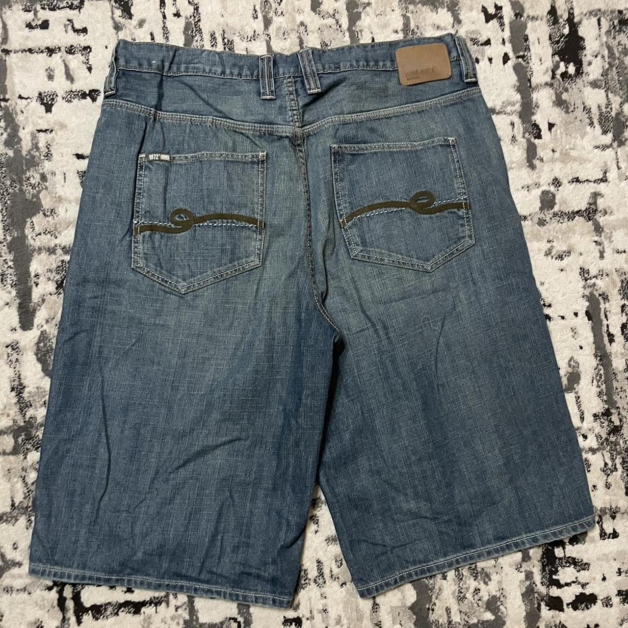 vintage ecko untld baggy jorts size 40 no flaws open... - Depop