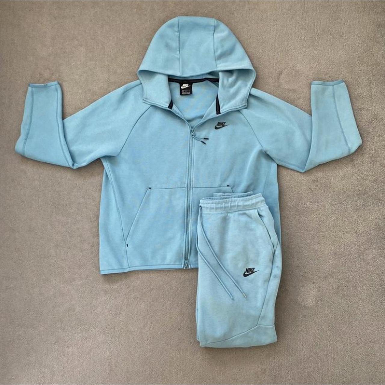 Nike tech fleece tracksuit - Baby Blue (Old... - Depop