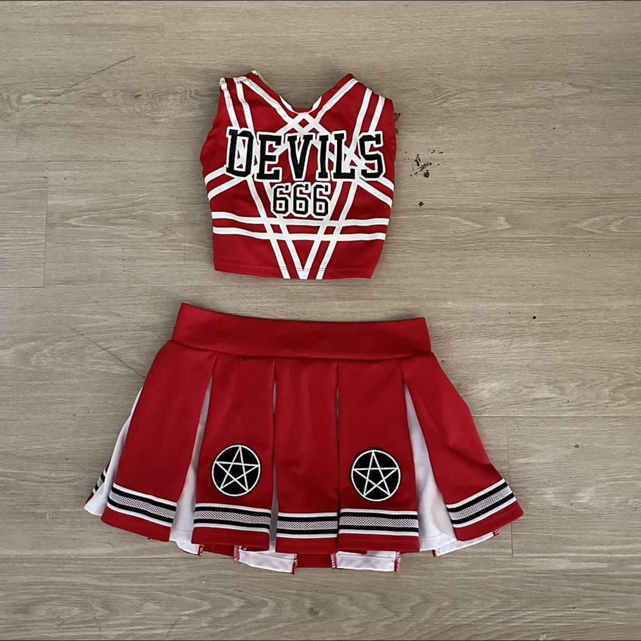 Dolls Kill Devil Cheerleader Costume Halloween Depop