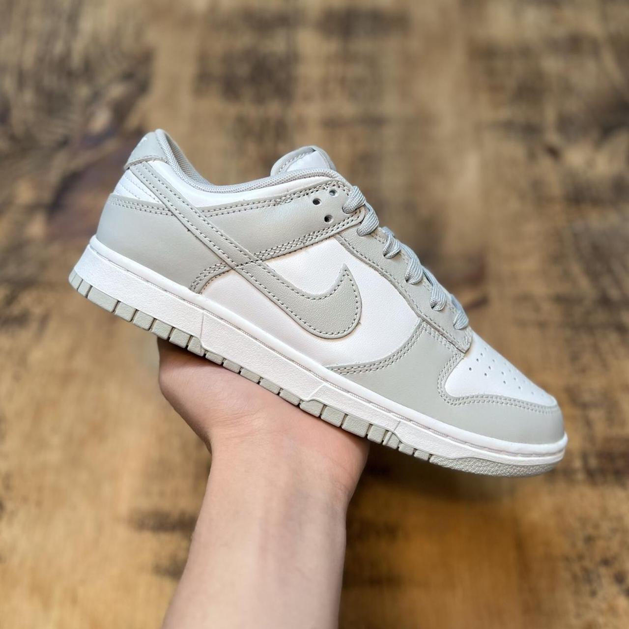 Nike Dunk low grey fog white UK 8 Mens New in box 🏷... - Depop