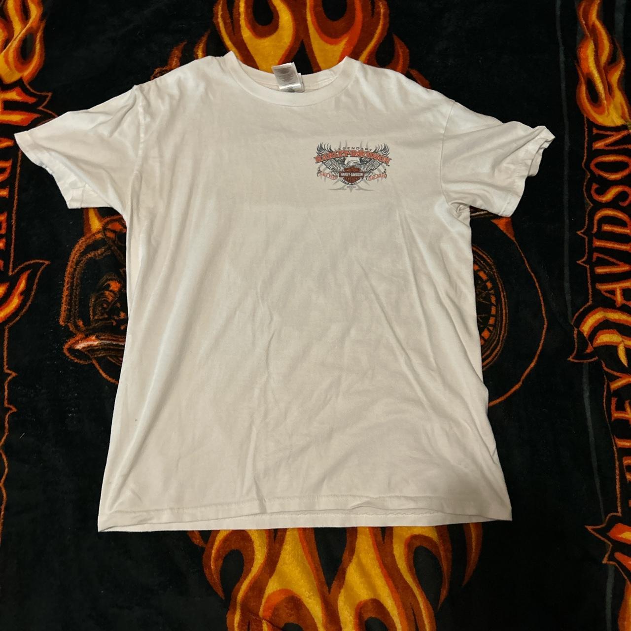 Harley Davidson of United Arab Emirates white tee... - Depop