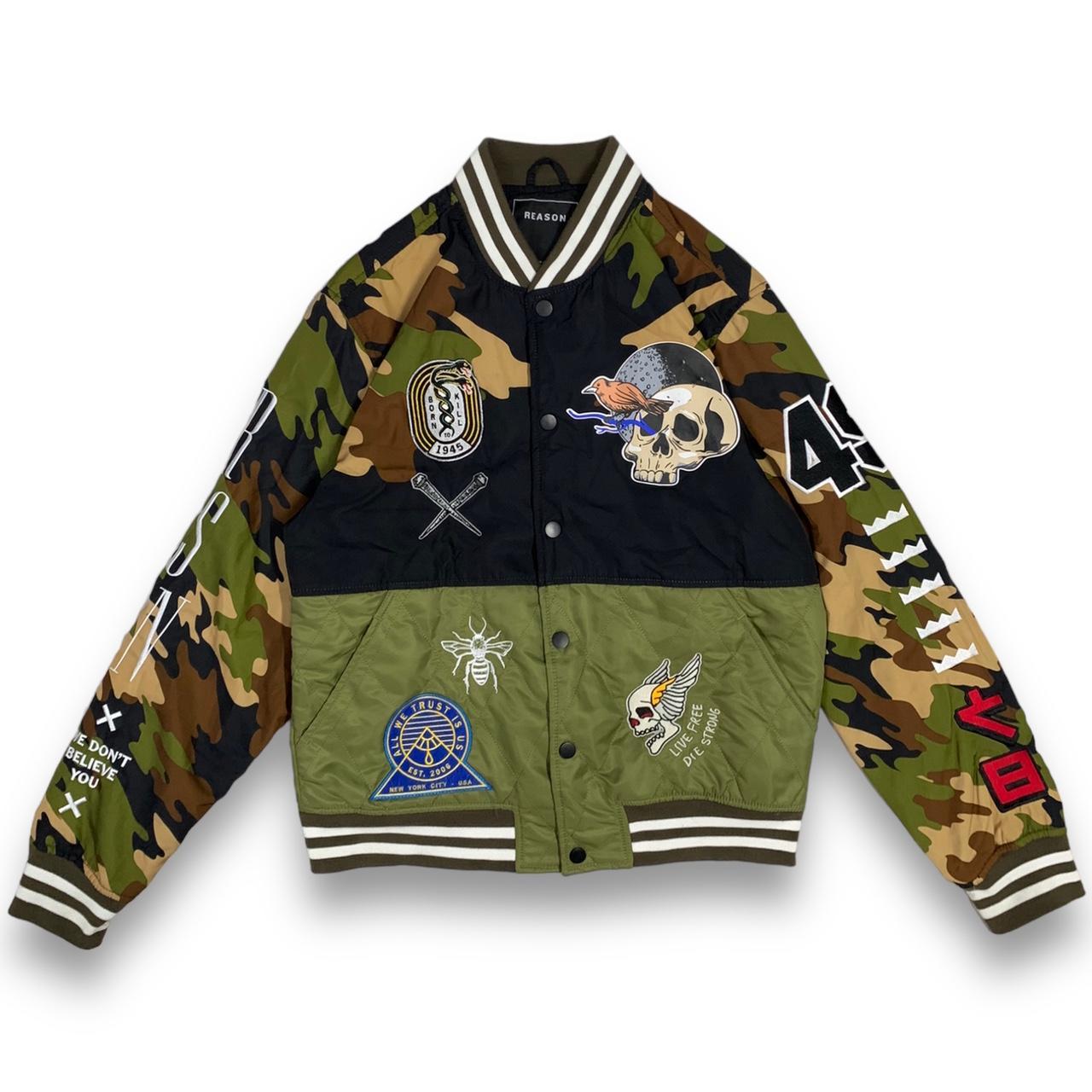 Reason hot sale camo jacket