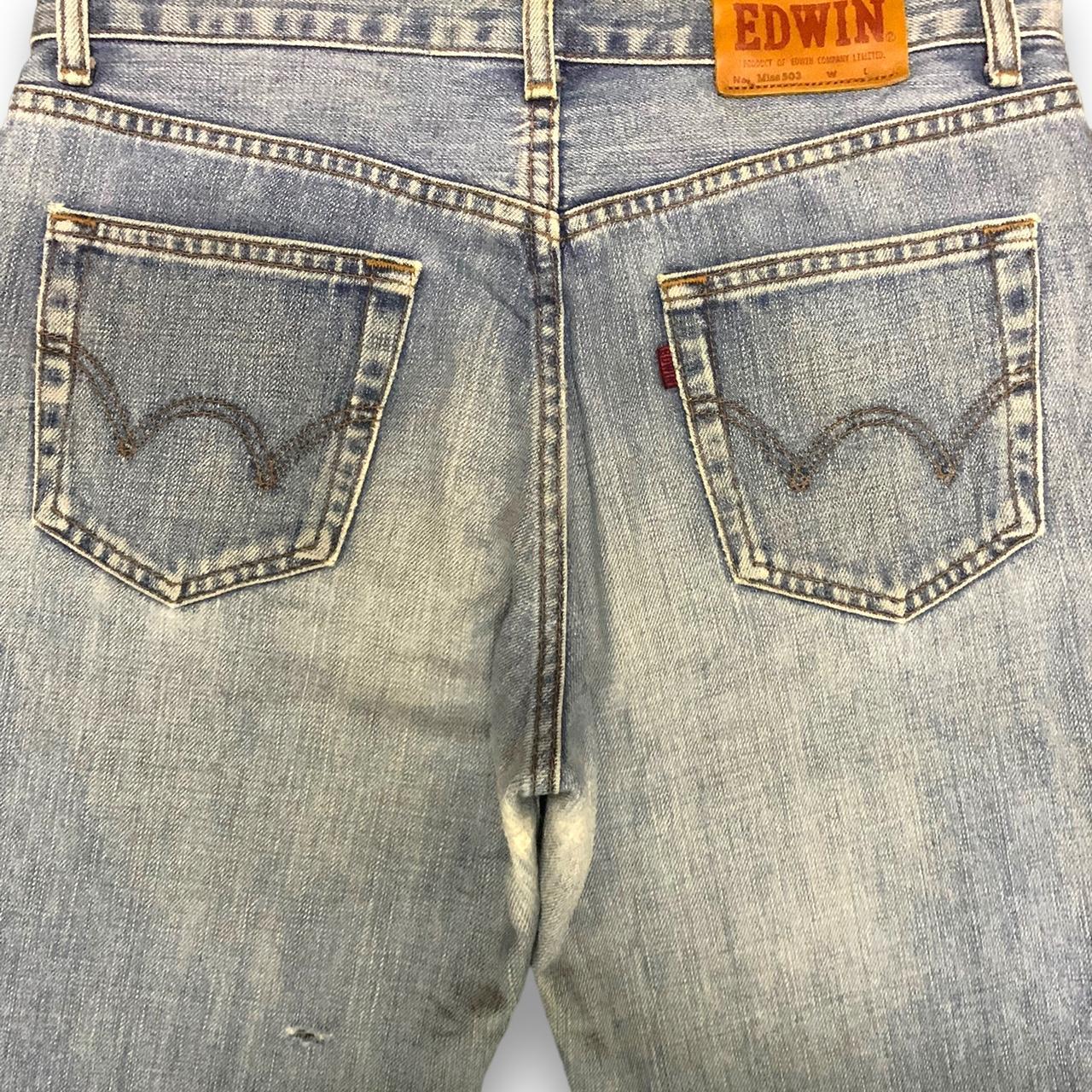 パンツ 2000s edwin 503 grunge denim pants y2k EDWIN 503 Denim Pants Flare Y2K Baggy Grunge 30x32 Used Free