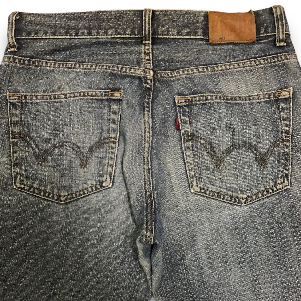 Vintage Edwin 503 Loose Straight Blue Washed | Depop
