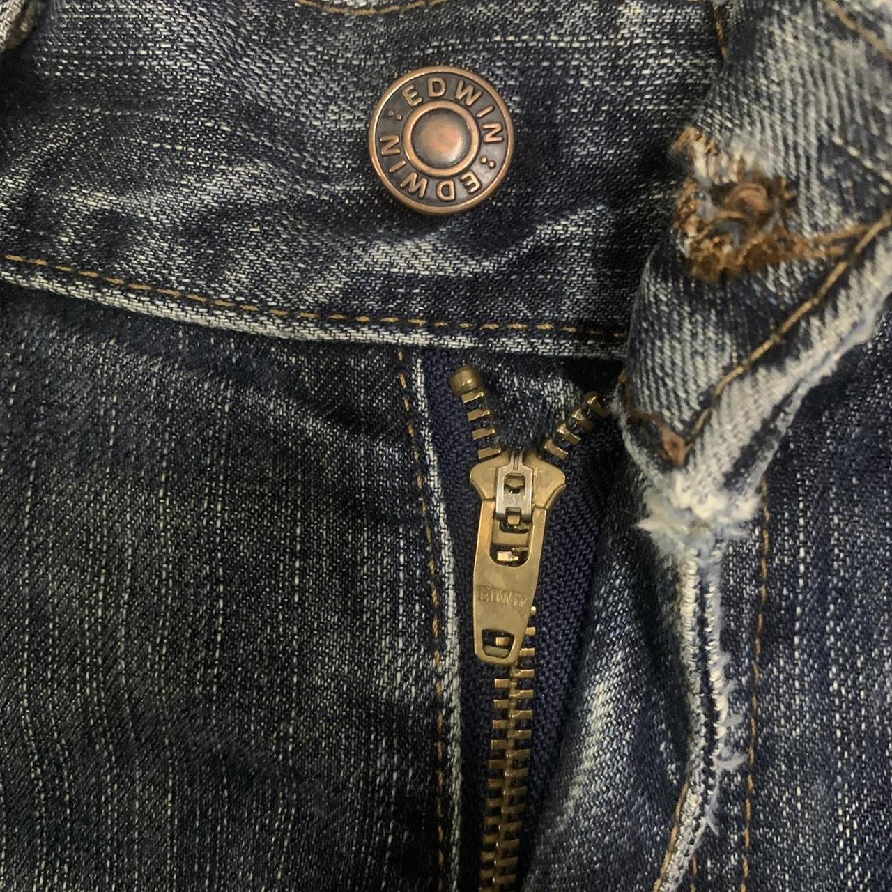 Vintage Edwin 503 Loose Straight Blue Washed | Depop