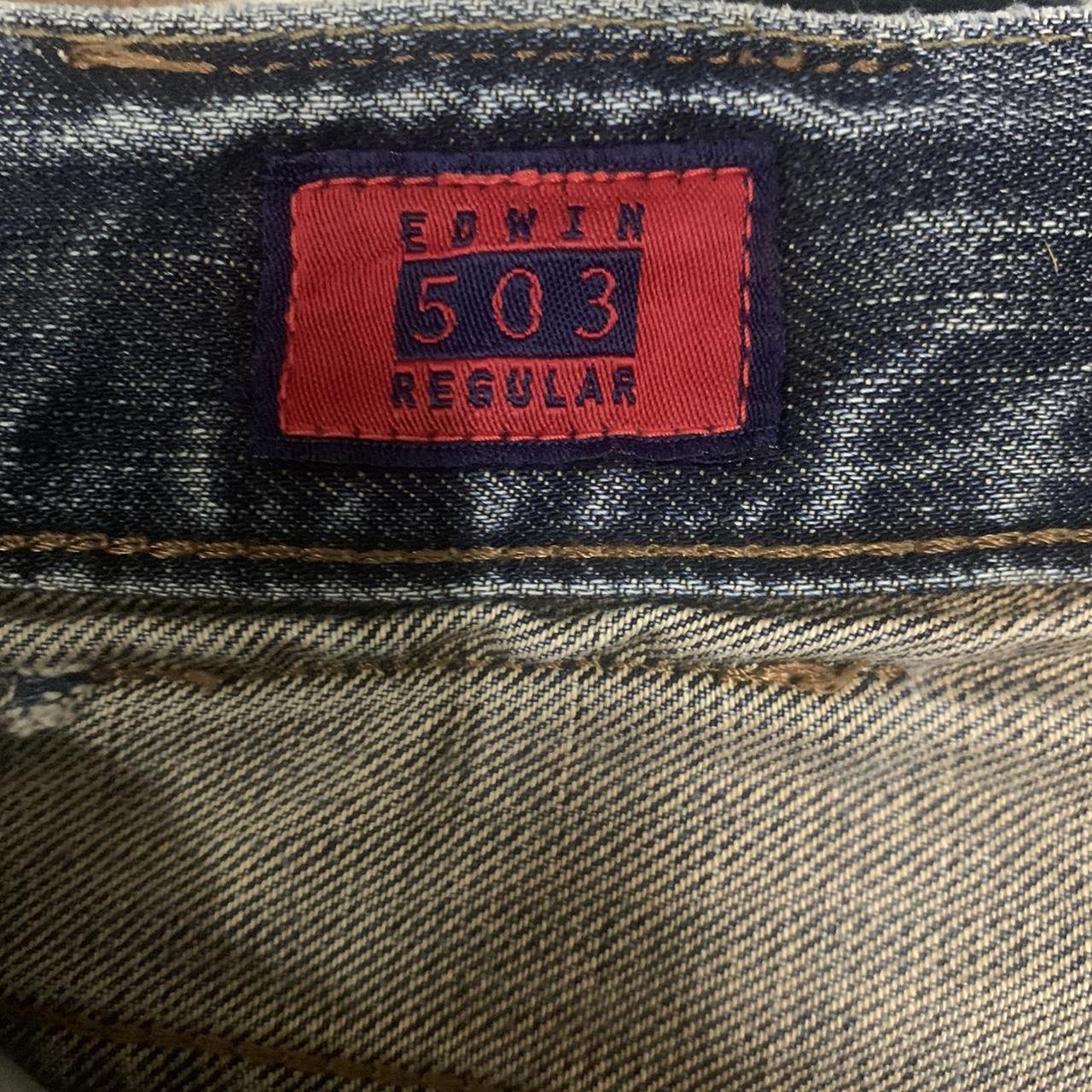 クリスマスファッション Vintage Depop | Washed Blue Straight Loose 503 Edwin コレクション