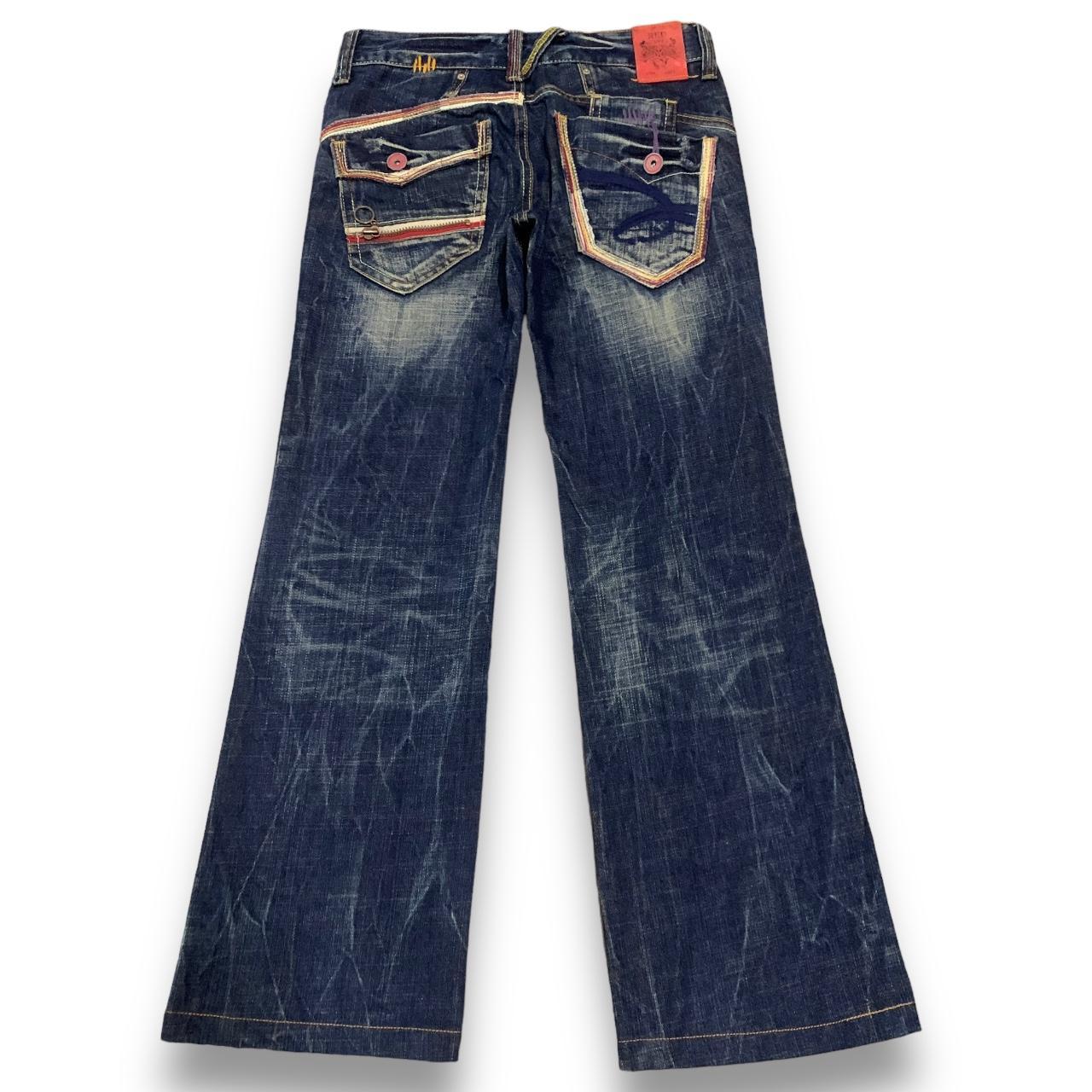 新品 正規品!!  Pepper Red Brand Japanese Gold Depop | Denim Flare Label パンツ