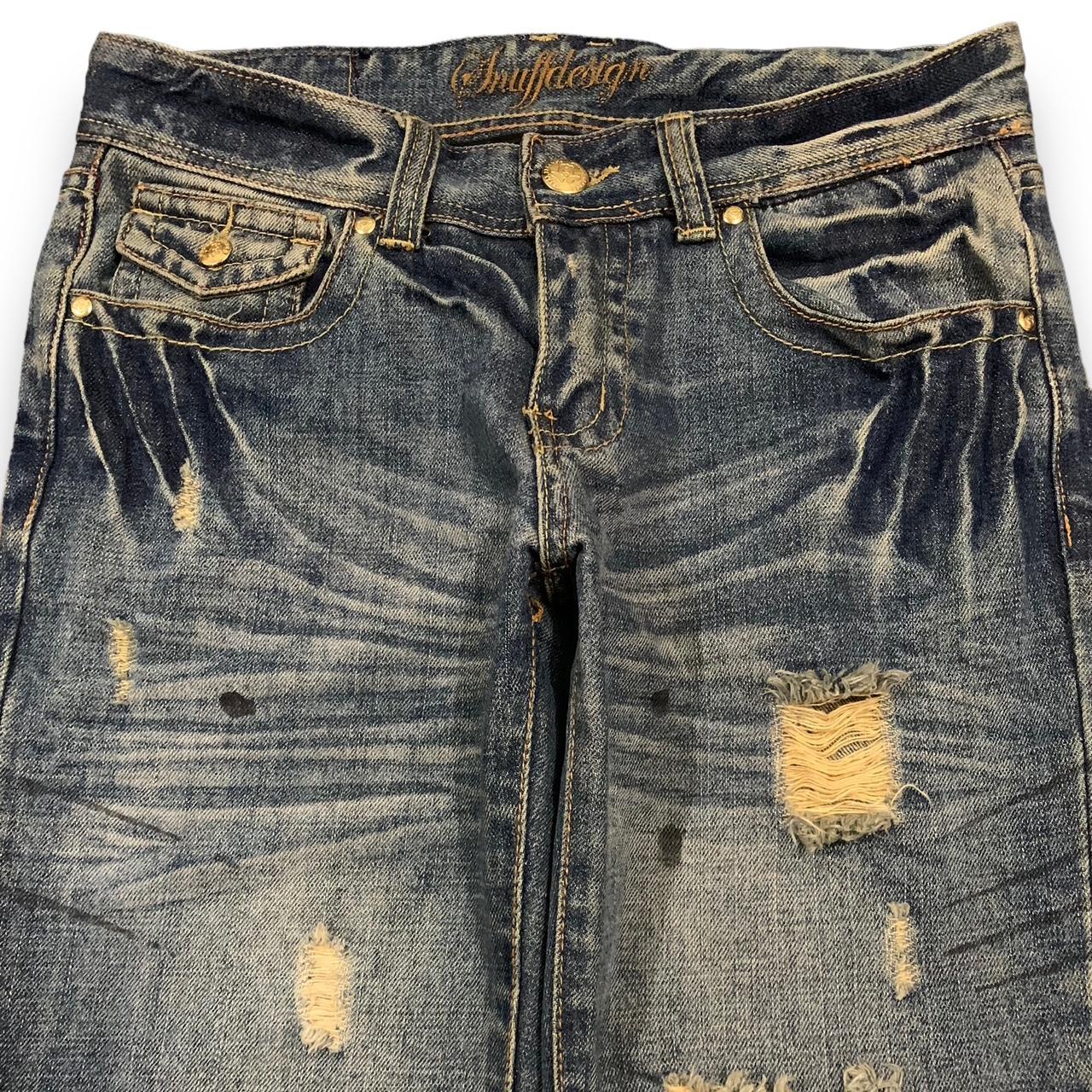Vintage Japanese Brand Flare Yellow Mud Wash | Depop