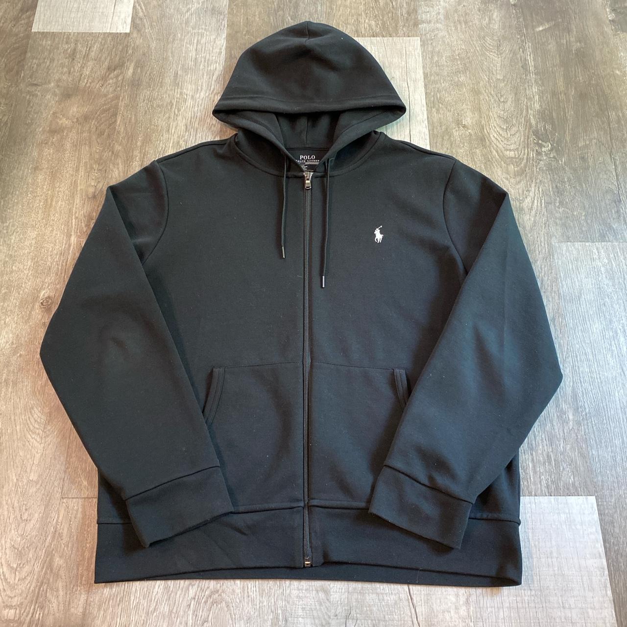 Polo Ralph Lauren classic black zip up hoodie No... - Depop