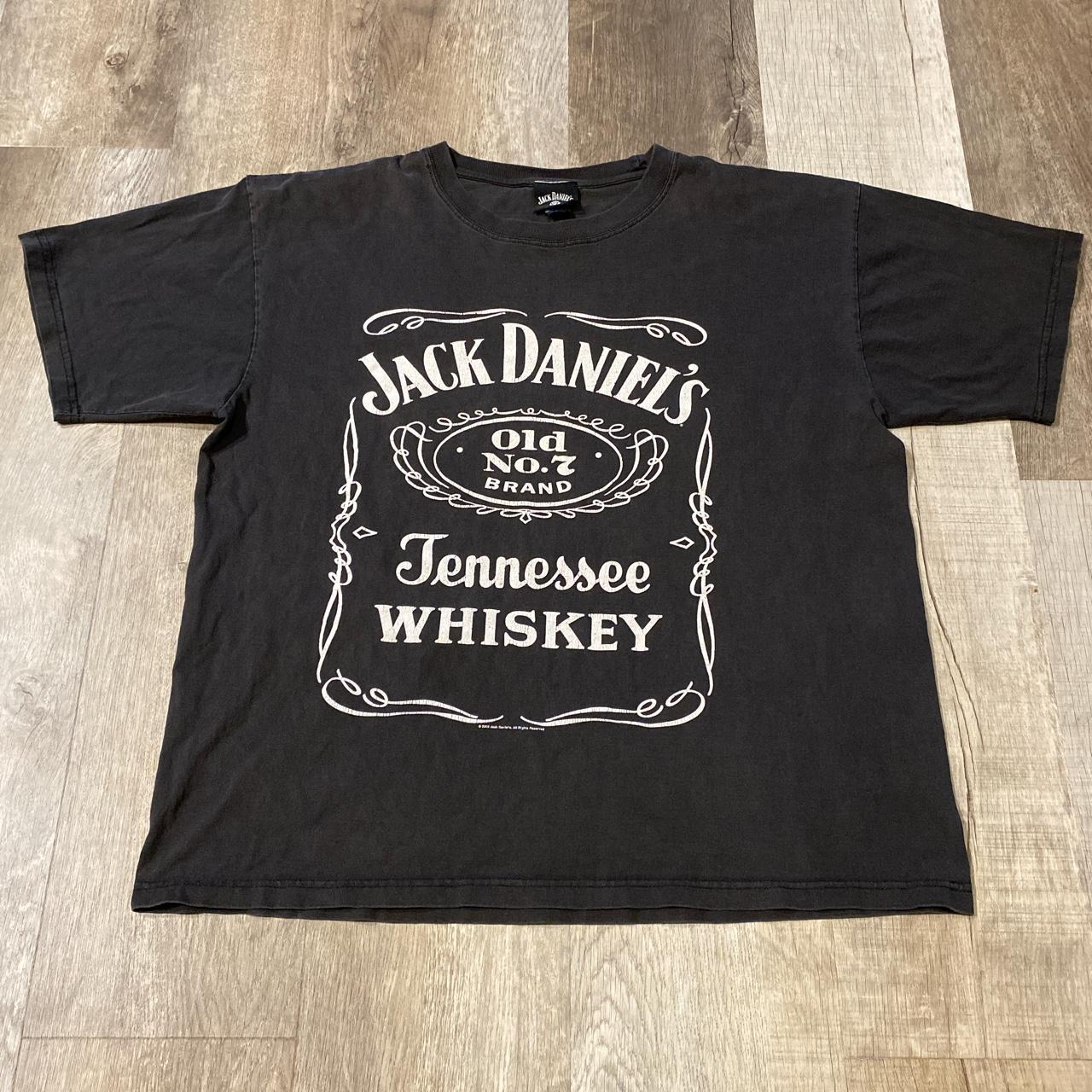 00s Jack Daniel t shirt Perfect fade No holes... - Depop