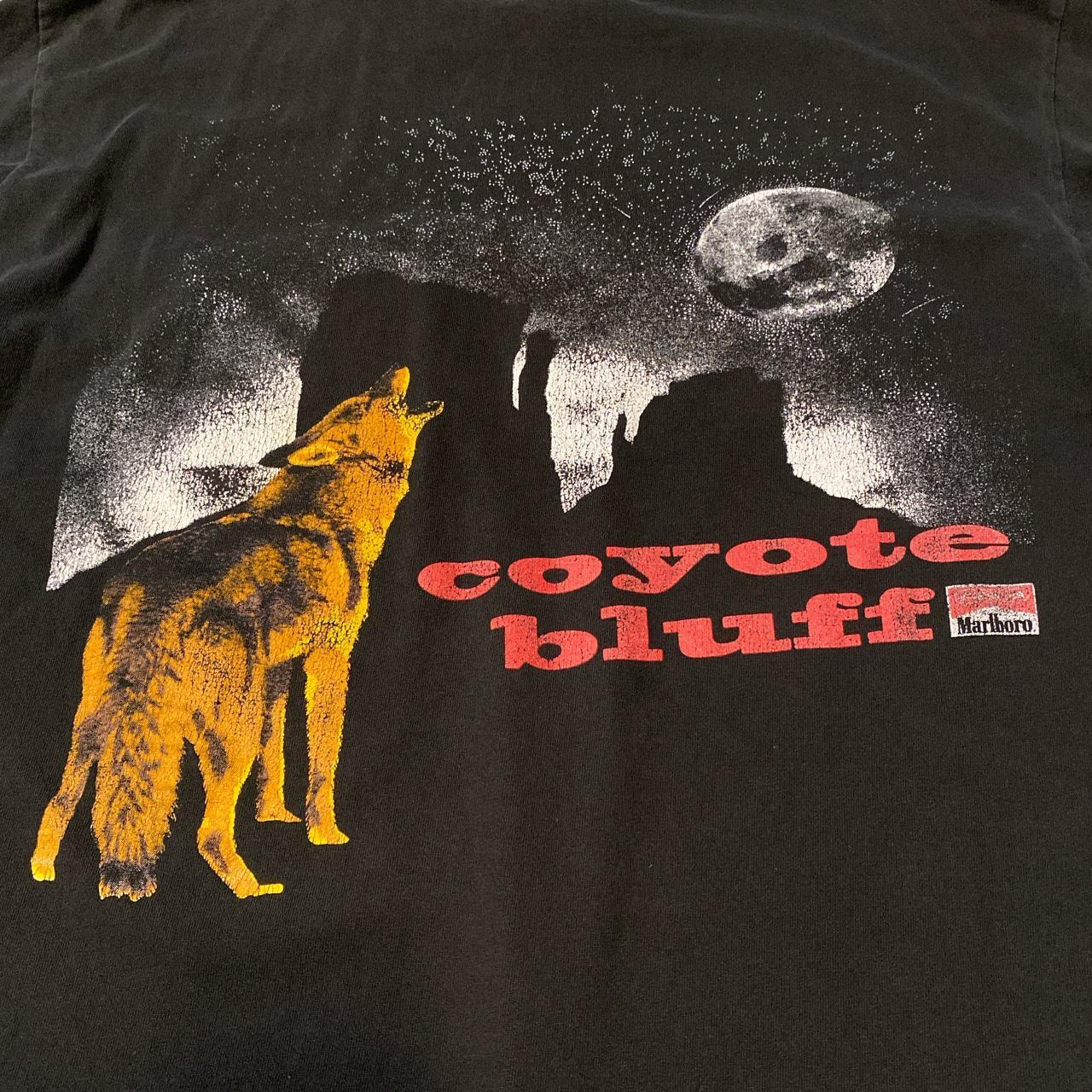 Vintage 90s Marlboro Coyote Bluff Pocket tee Minor... - Depop