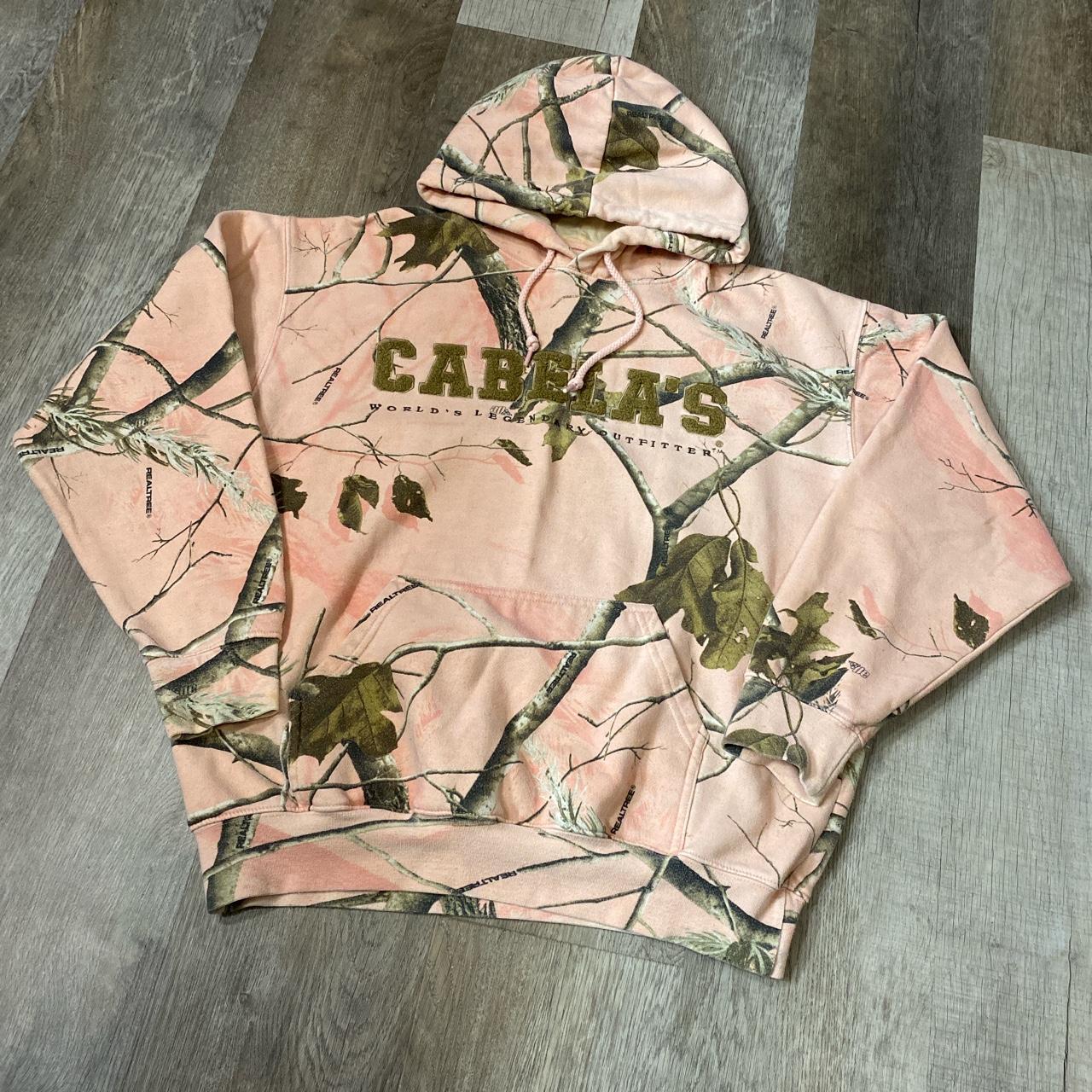 Cabela’s Pink Realtree Camo Hoodie Measurements 22... - Depop