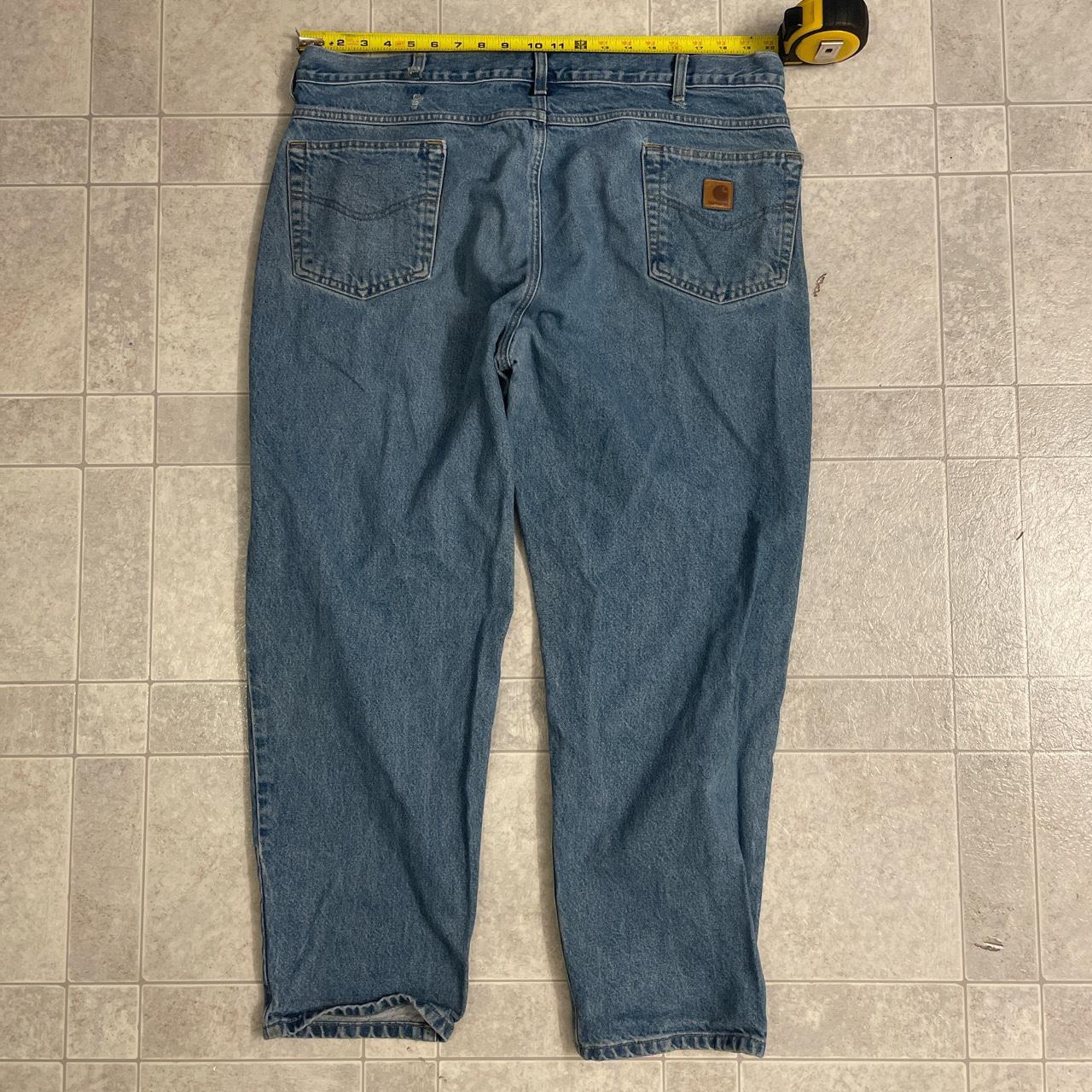 Carhartt Jeans Baggy Carhartt blue jeans in good... - Depop