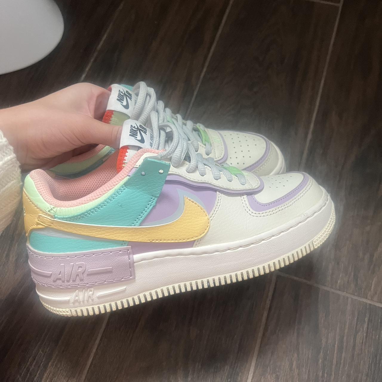 Nike Air Force 1 Shadow 'Pastel' Comes with 3 - Depop