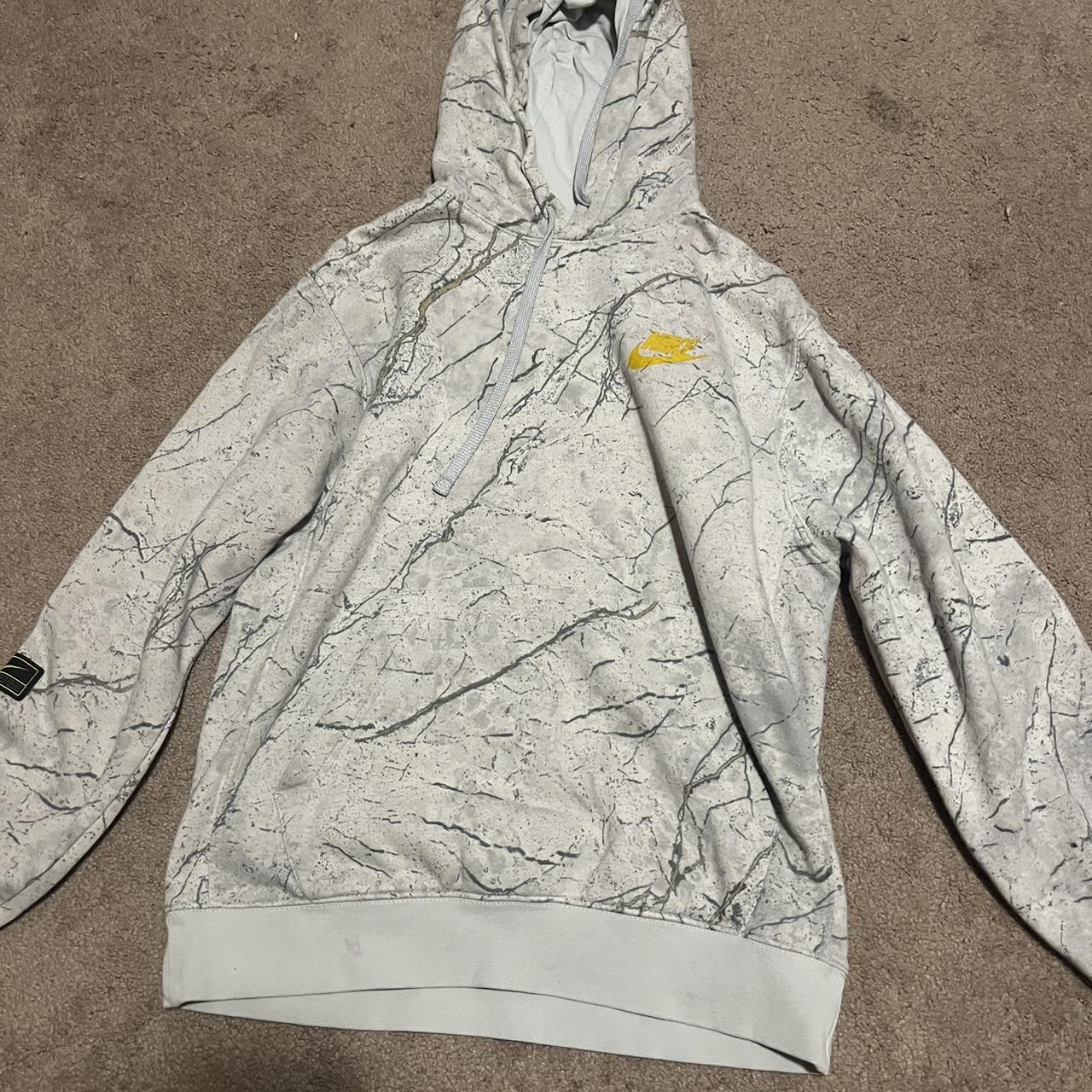 Nike marble hoodie sale